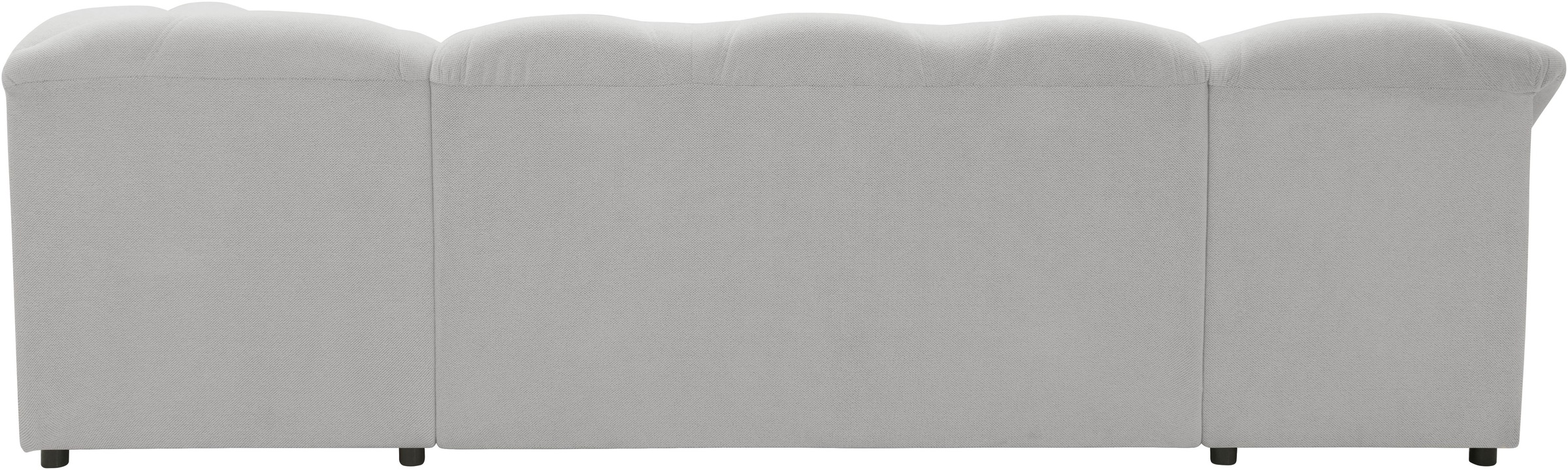 DOMO collection Wohnlandschaft »Flores auch in Leder-Bezug, B/T/H: 293/180/86 cm, U-Form«, (3 St.), wahlweise mit Bettfunktion, wahlweise mit Federkern