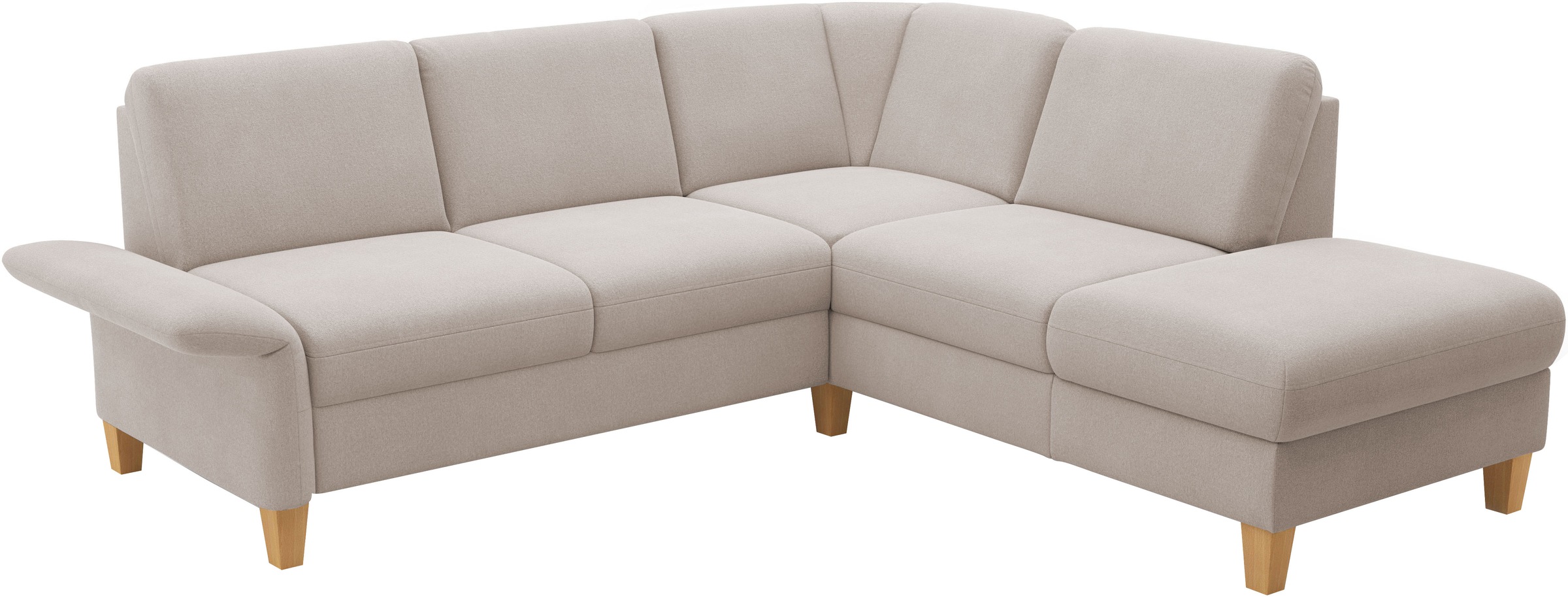 Home affaire Ecksofa »Rochelle, L-Form«, wahlweise mit Armteilverstellung, Bettfunktion und Bettkasten