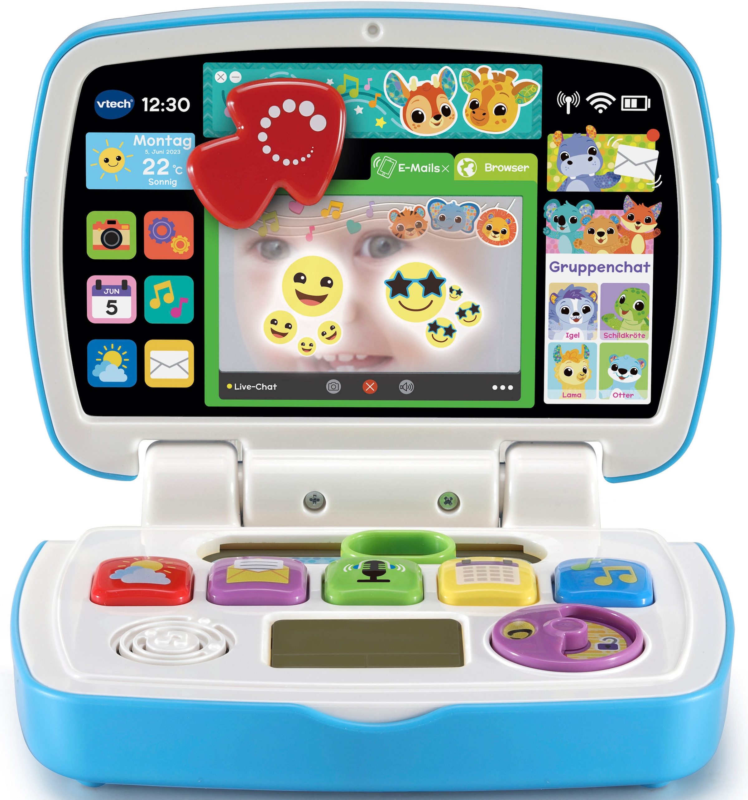Vtech® Kindercomputer »Vtech Baby, Tierfreunde-Laptop«