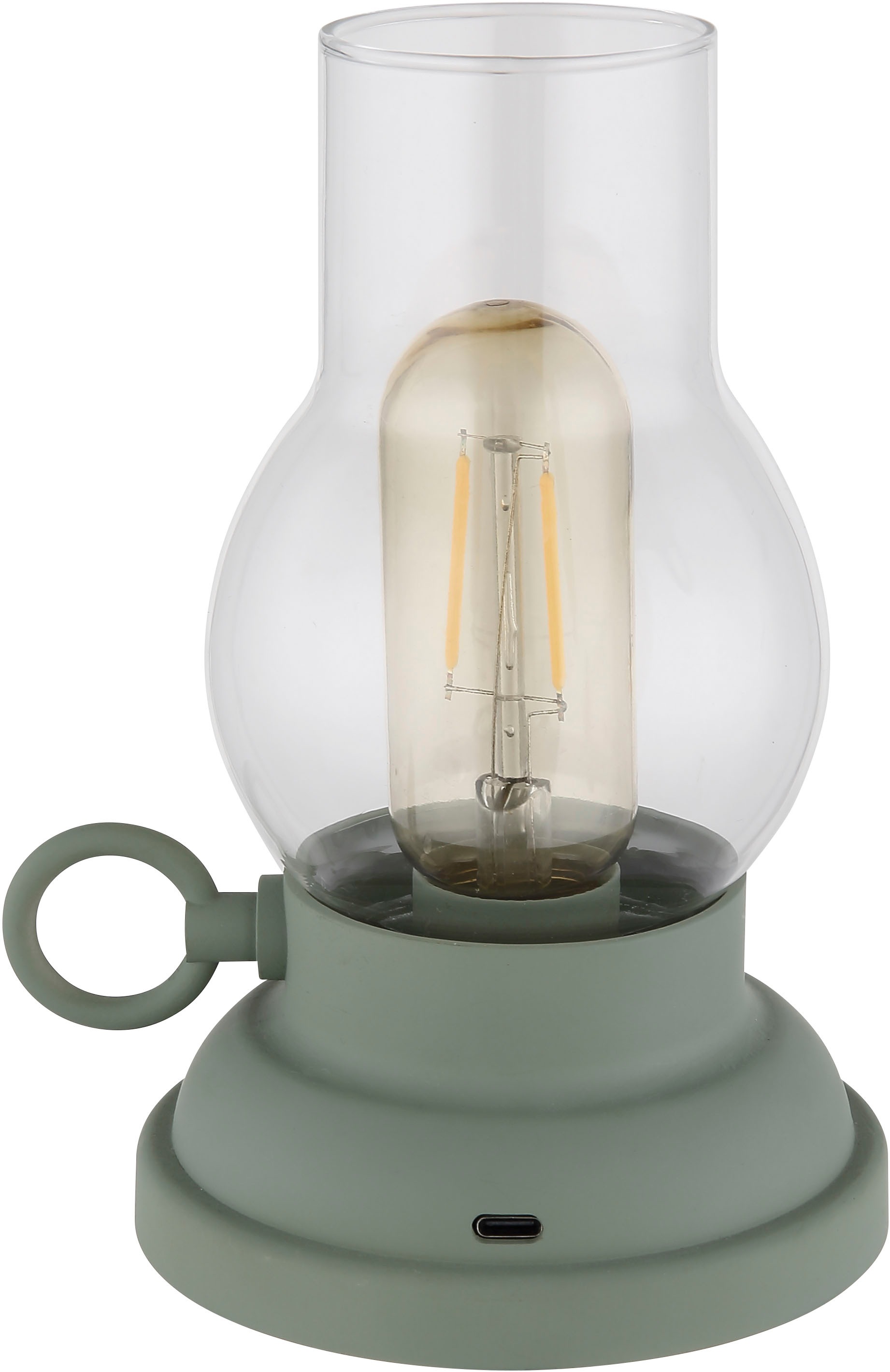 GLOBO LIGHTING LED Tischleuchte »PETRO« LED-Modul 1 Stk. Warmweiß Akkutisch günstig online kaufen