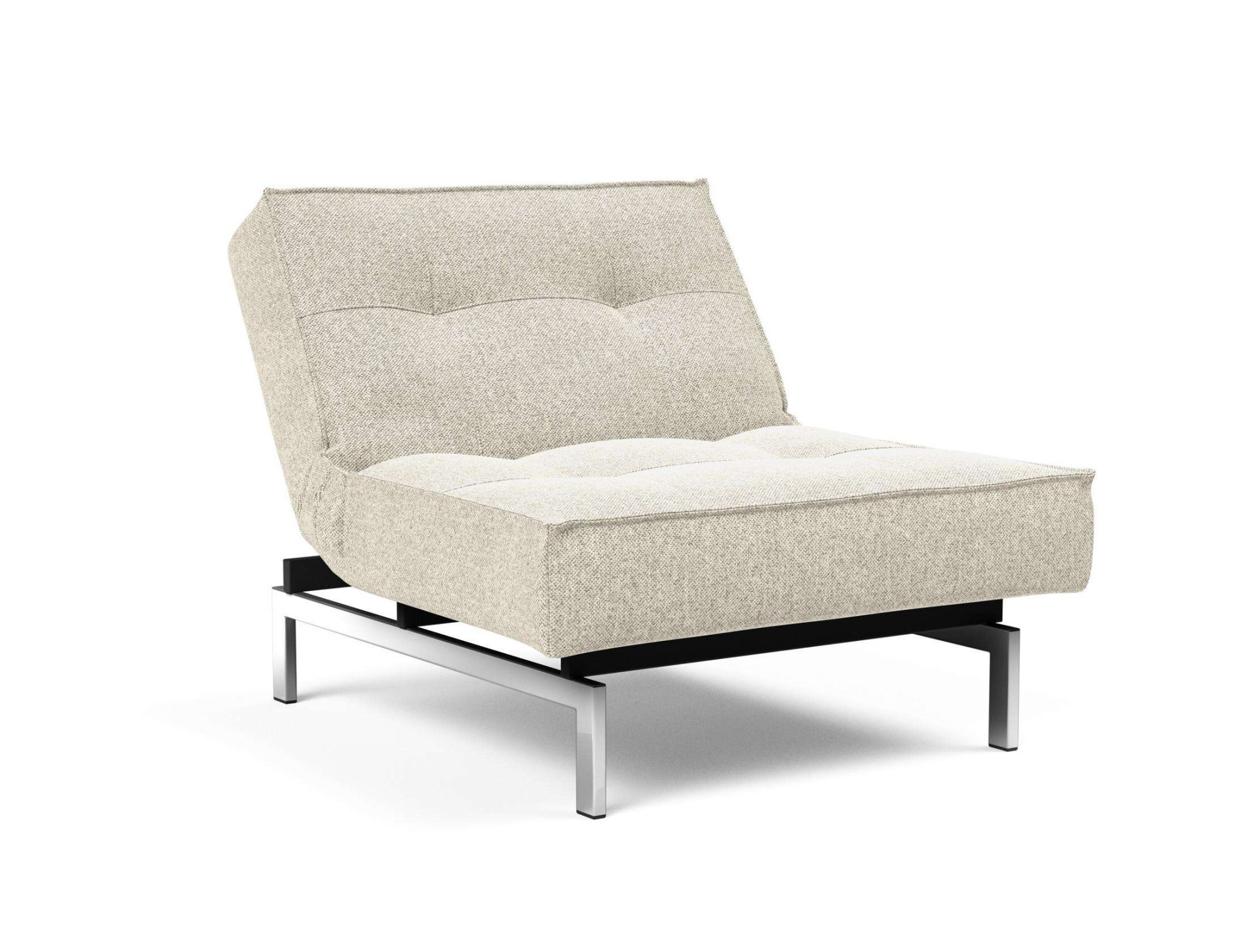 INNOVATION LIVING ™ Sessel »Splitback«, mit chromglänzenden Beinen, in skandinavischen Design