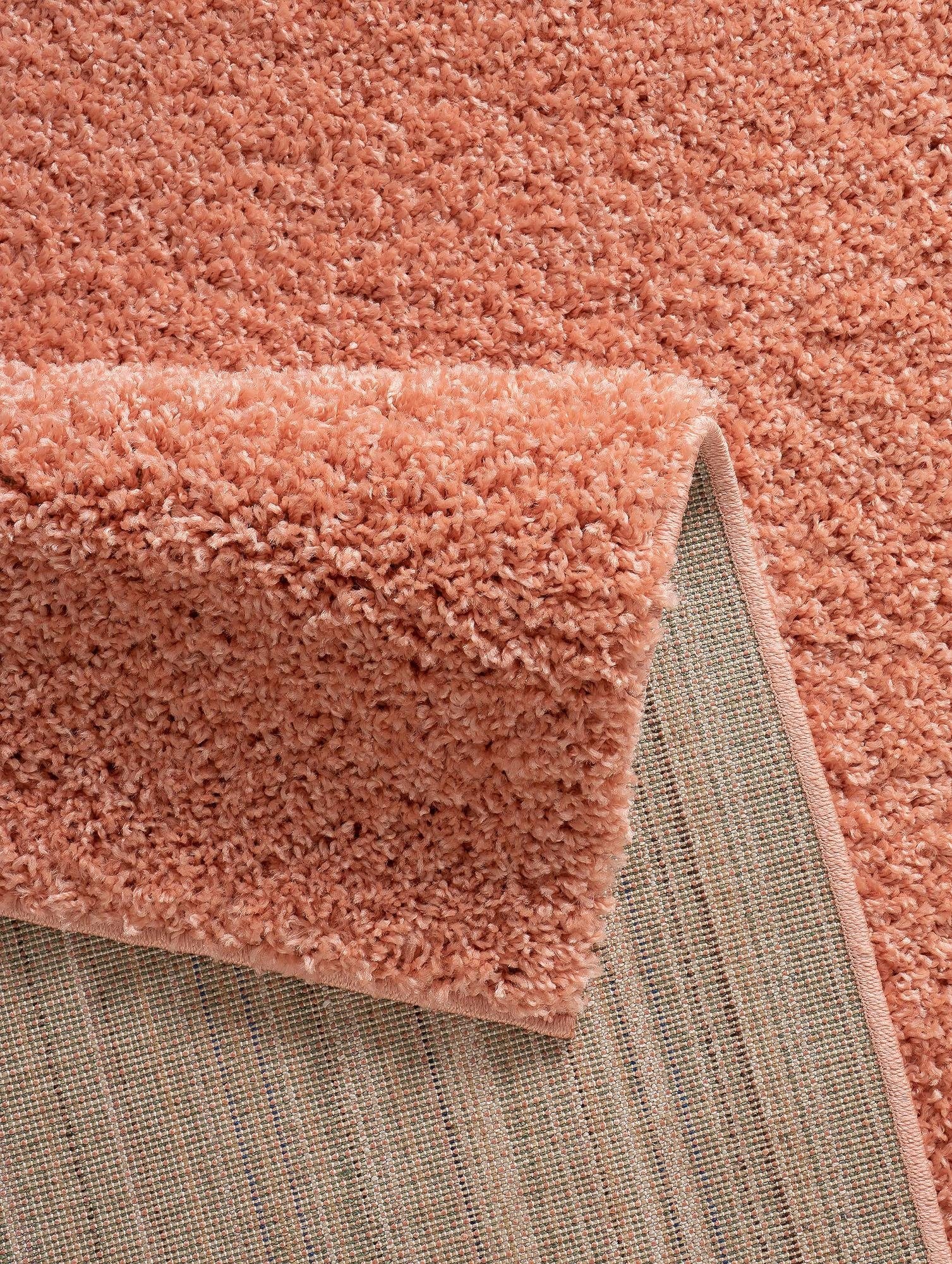 5. Bild von Bruno Banani Hochflor-Teppich »Shaggy Soft«, rechteckig, gewebt, Uni Farben, besonders weich und kuschelig