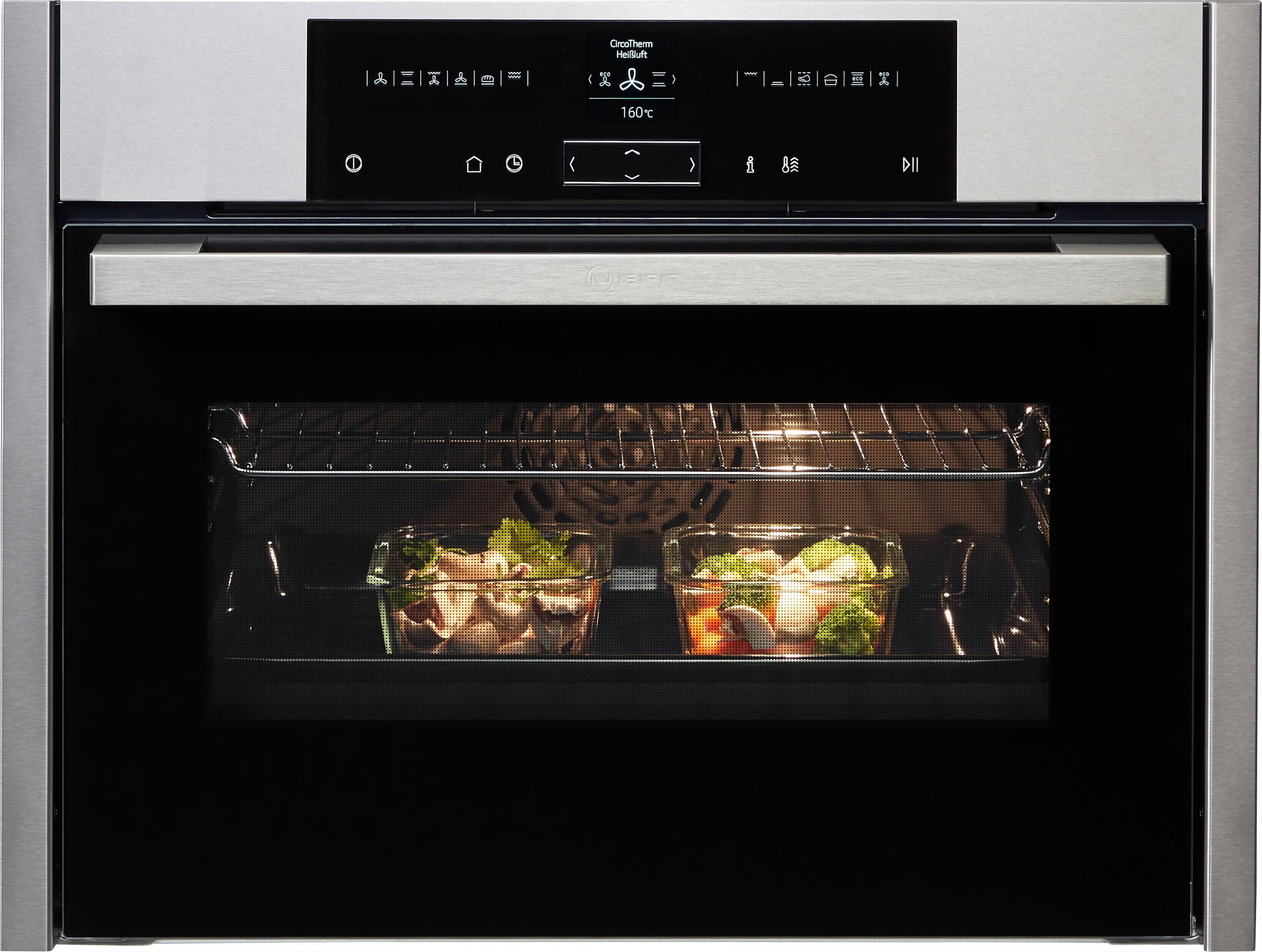4. Bild von NEFF Einbaubackofen »C15CR22N2«, N 70, C15CR22N2, mit Teleskopauszug nachrüstbar, easyClean, CircoTherm®-Heißluft