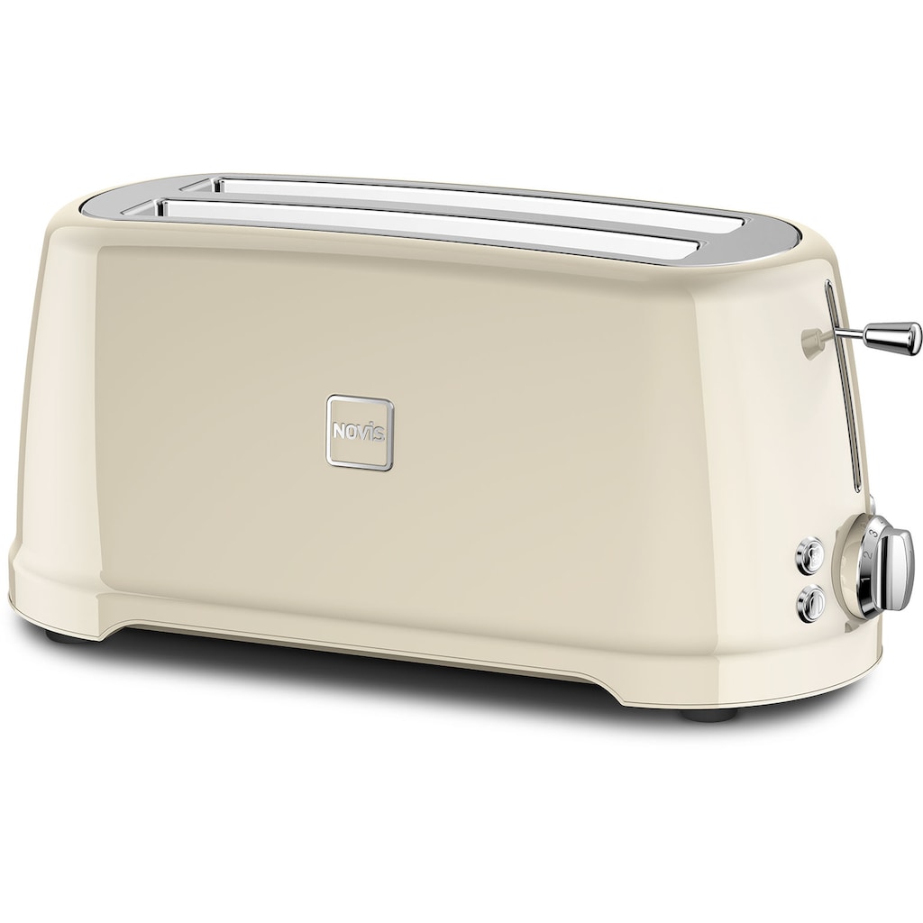 NOVIS Toaster »6116.09.20 Iconic Line - T4 creme«, 2 lange Schlitze, 1600 W