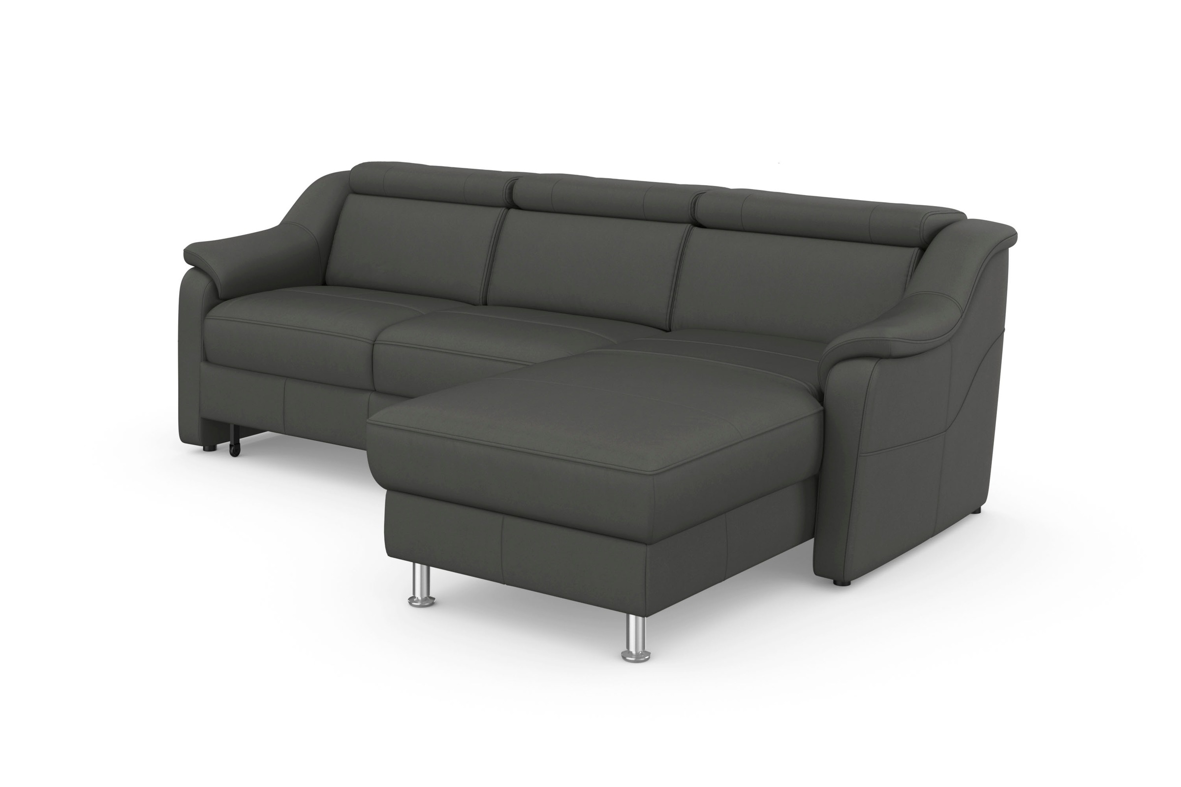 sit&more Ecksofa »Freetown L-Form«, inklusive Kopfteilverstellung und komfortablem Federkern