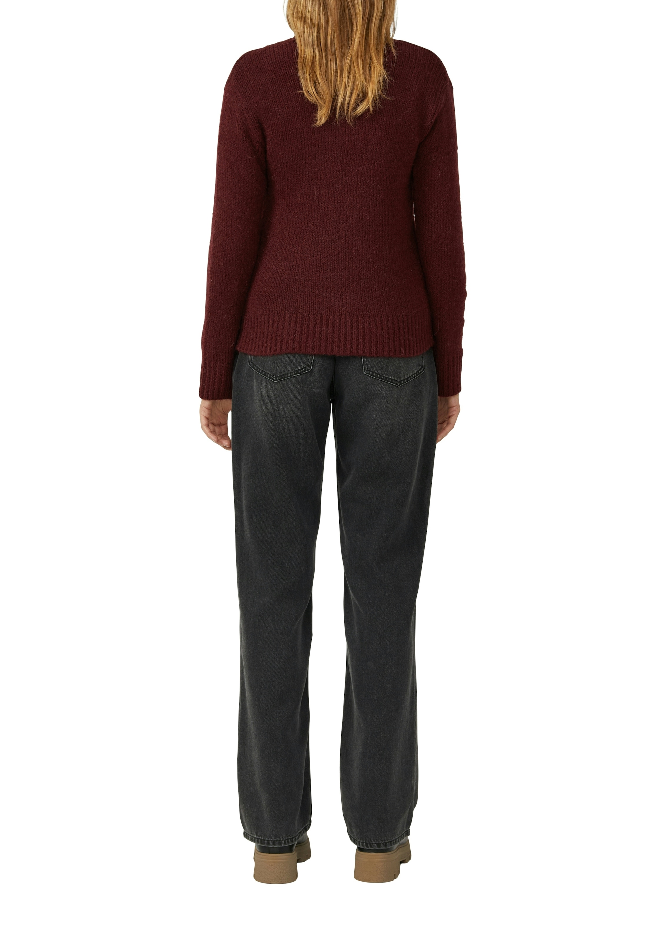s.Oliver Strickpullover mit V-Ausschnitt