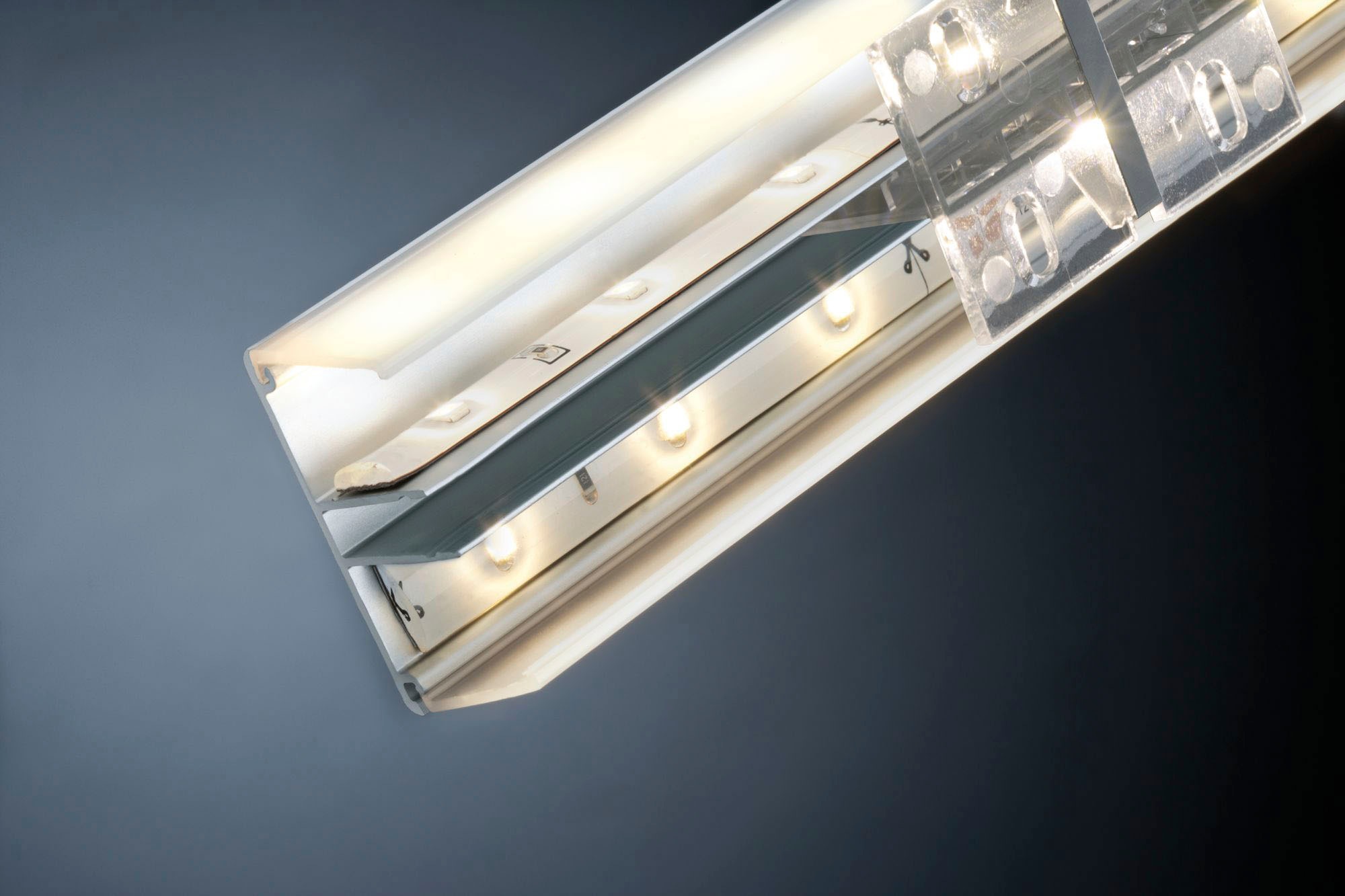 Paulmann LED-Streifen »Duo Profil 1m Alu eloxiert, Aluminium Alu eloxiert, Aluminium«