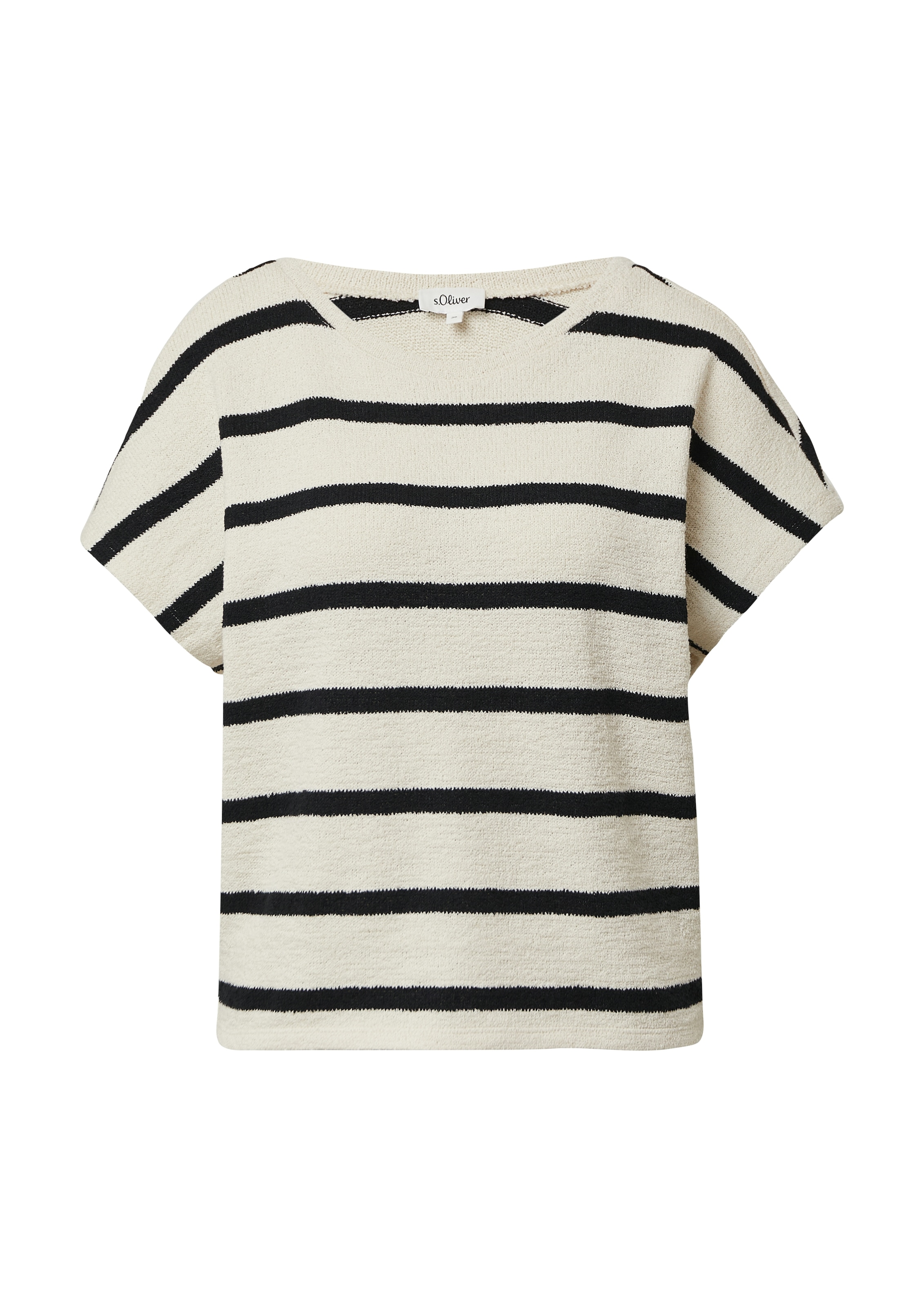 s.Oliver Sweatshirt, mit Streifen Muster