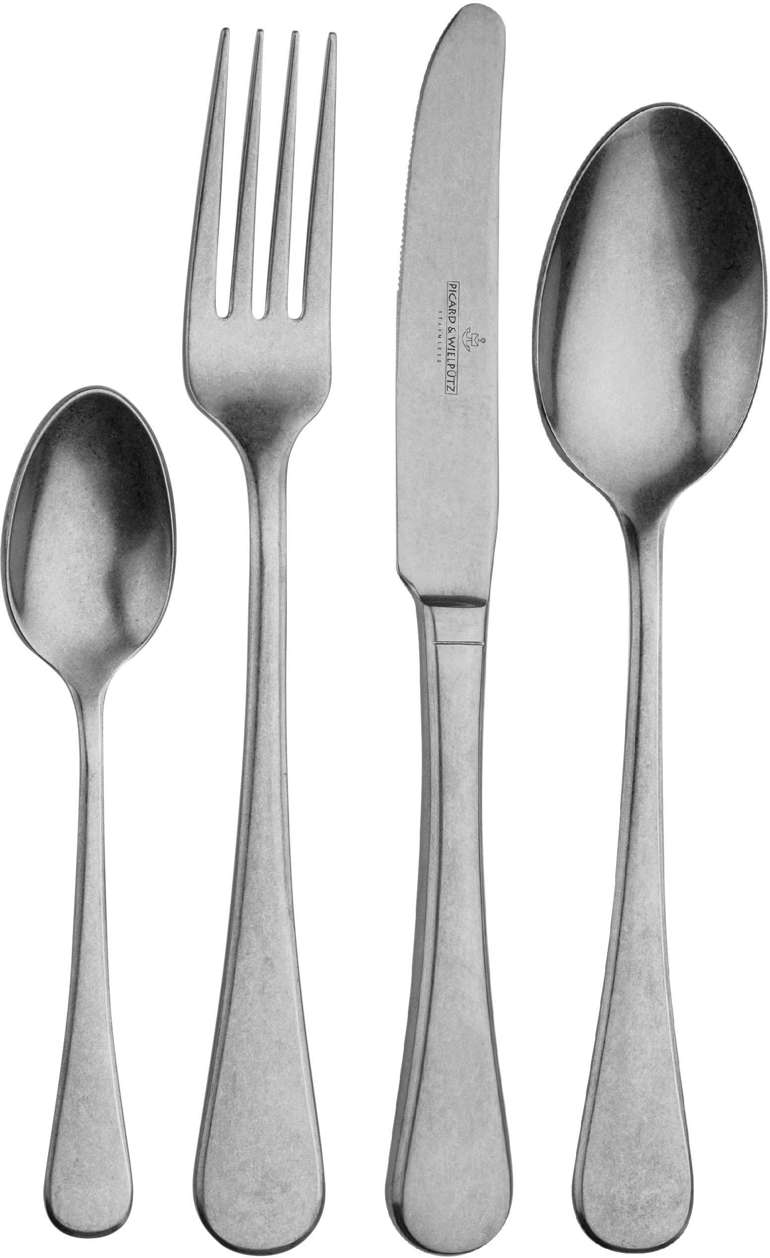 Picard & Wielpütz Solingen Besteck-Set »Rossini«, (Set, 24 tlg.), Vintage-L günstig online kaufen