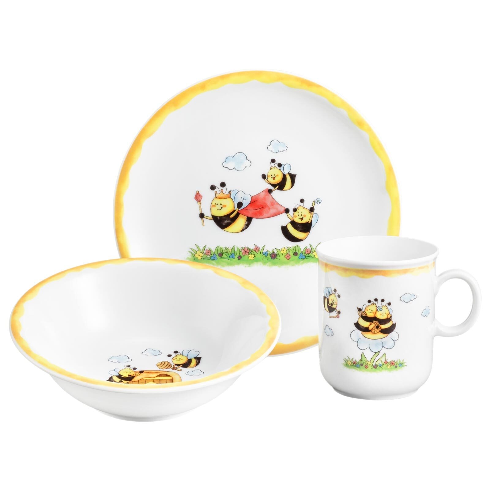 Seltmann Weiden Kindergeschirr-Set »Kindergeschirr Set Compact Fleißige Bie günstig online kaufen