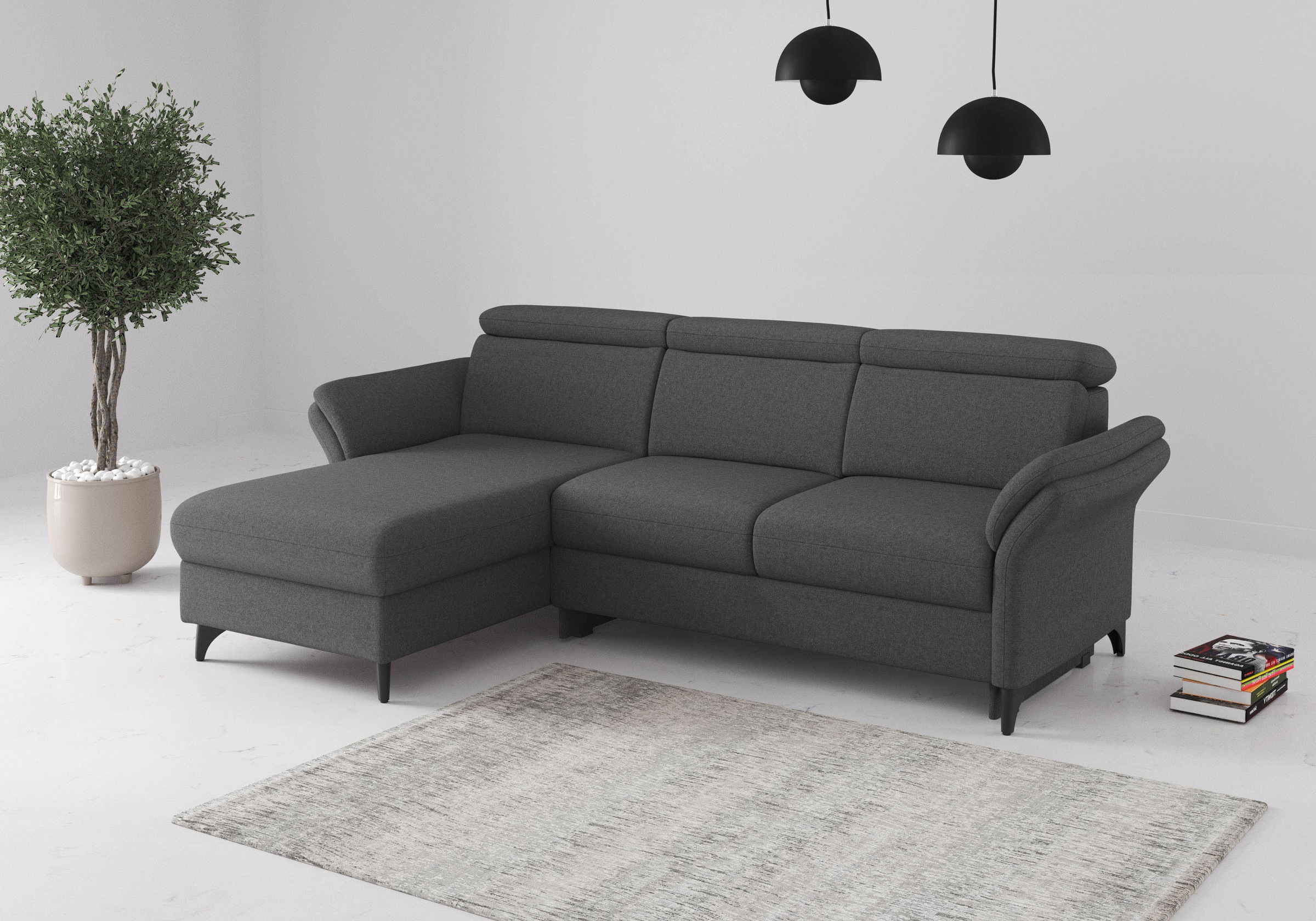 sit&more Ecksofa »Glendale« inkl. Kopfteilverstellung,wahlweise mit Vorzieh günstig online kaufen