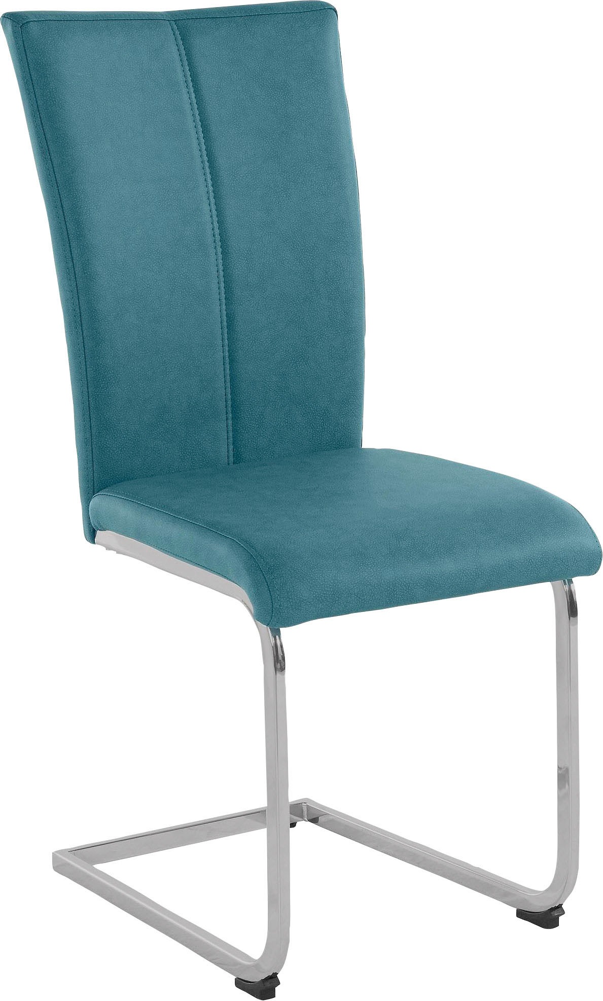 Home affaire Freischwinger »Alex«, (Set), 2 St., Kunstleder LOOK, Stuhl belastbar bis 120 Kg, Gestell im Chrom-Look