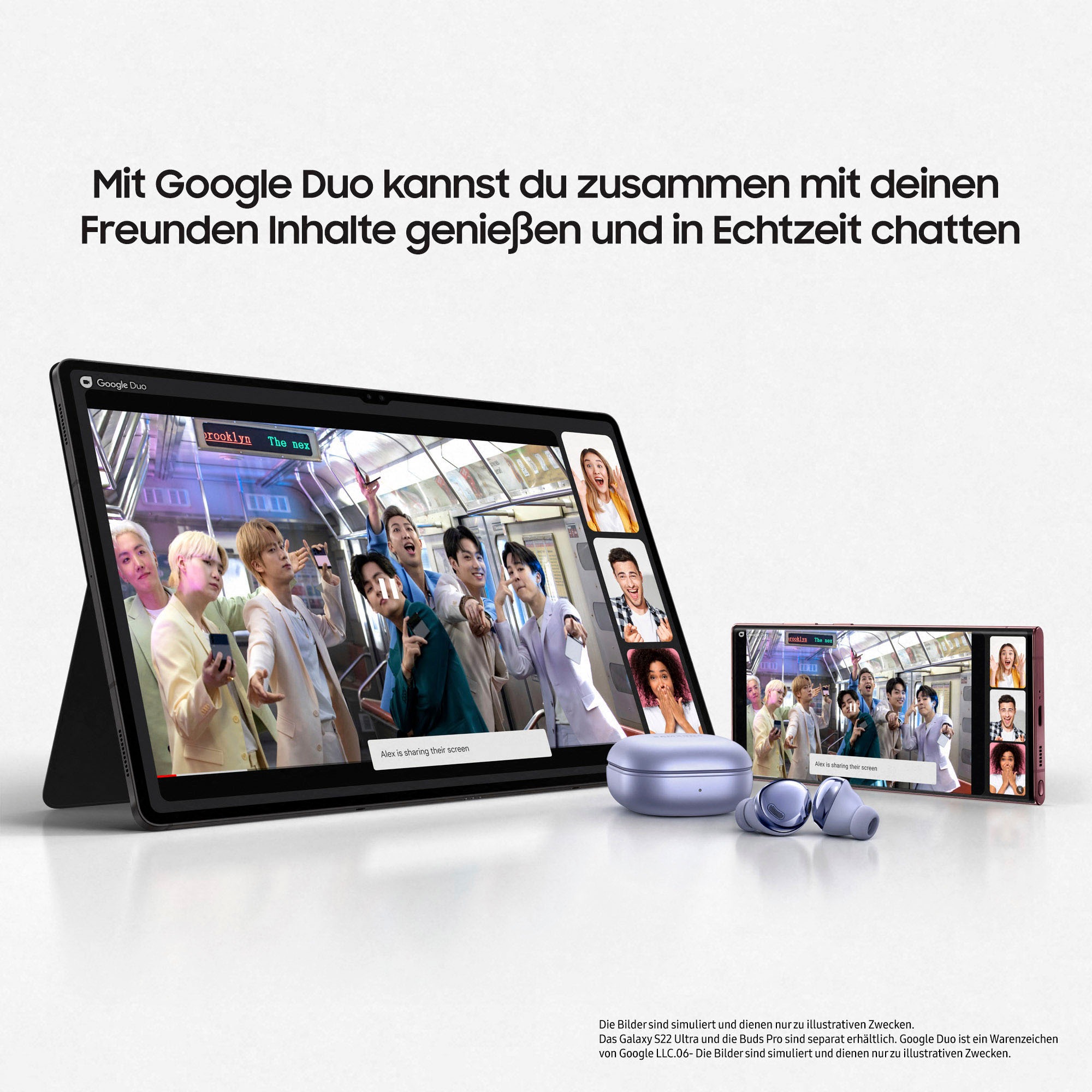 12. Bild von Samsung Tablet »Galaxy Tab S8+«, (Android)