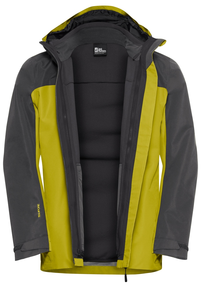 Jack Wolfskin 3-in-1-Funktionsjacke »TAUBENBERG 3IN1 JKT M«, mit Kapuze