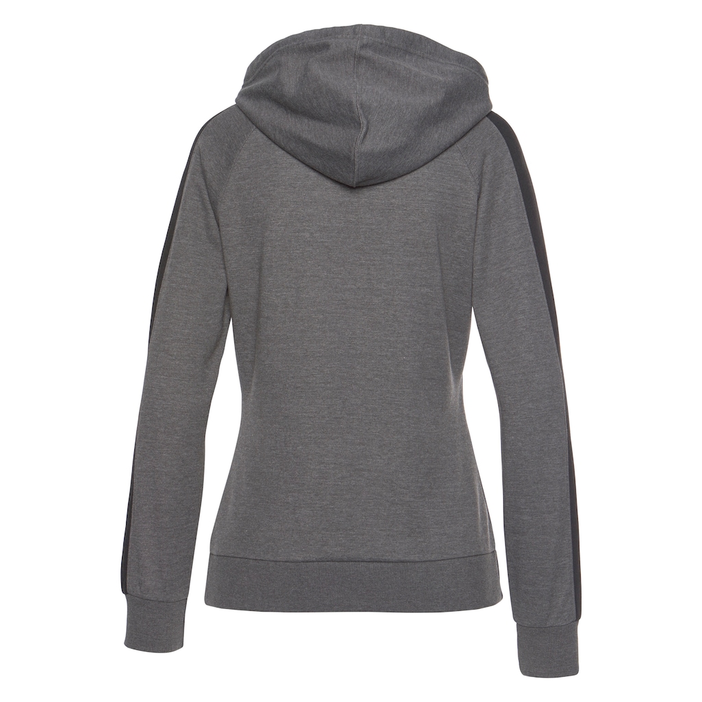 Bench. Loungewear Kapuzensweatshirt, mit Seitenstreifen und Kängurutasche, Loungeanzug, Hoodie