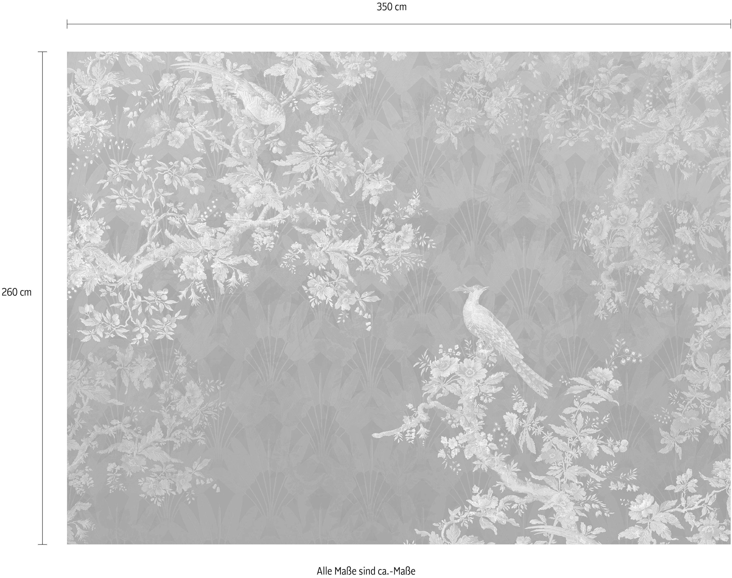 Komar Vliestapete »Digitaldruck Vlies - Paradis - Größe 350 x 260 cm«, bedruckt, Wohnzimmer, Schlafzimmer