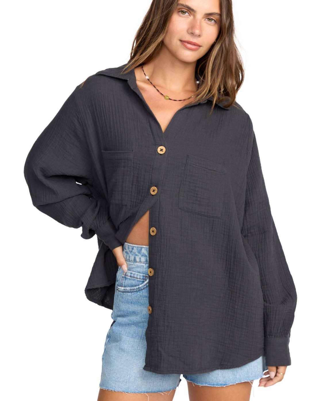Billabong Kurzarmshirt »Swell Blouse«
