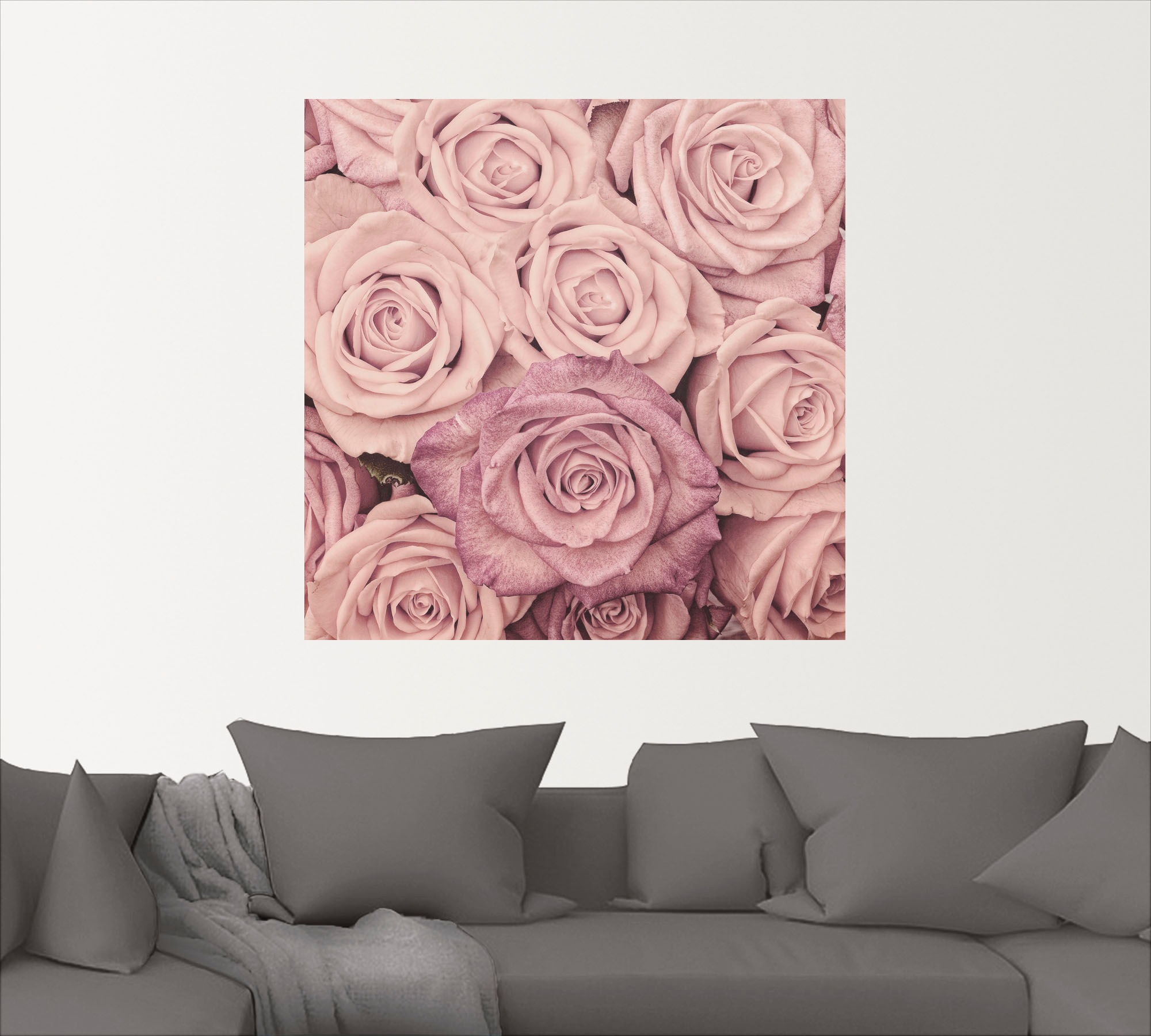 Artland Wandbild »Rosen«, Blumen, (1 St.), als Leinwandbild, Wandaufkleber günstig online kaufen