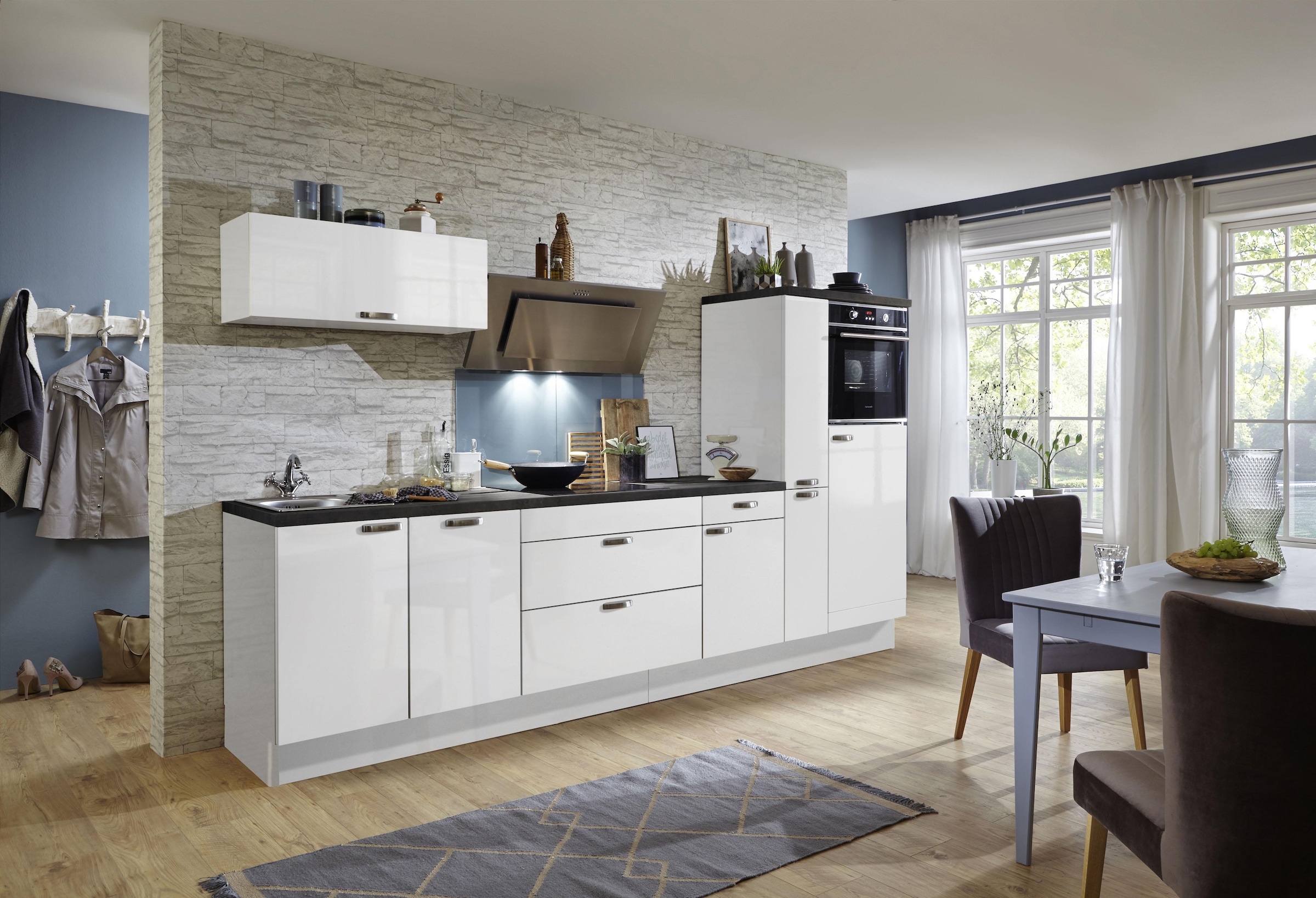 OPTIFIT Küchenzeile »Cara«, Vollauszüge und Breite Soft-Close-Funktion, auf kaufen 320 Raten cm