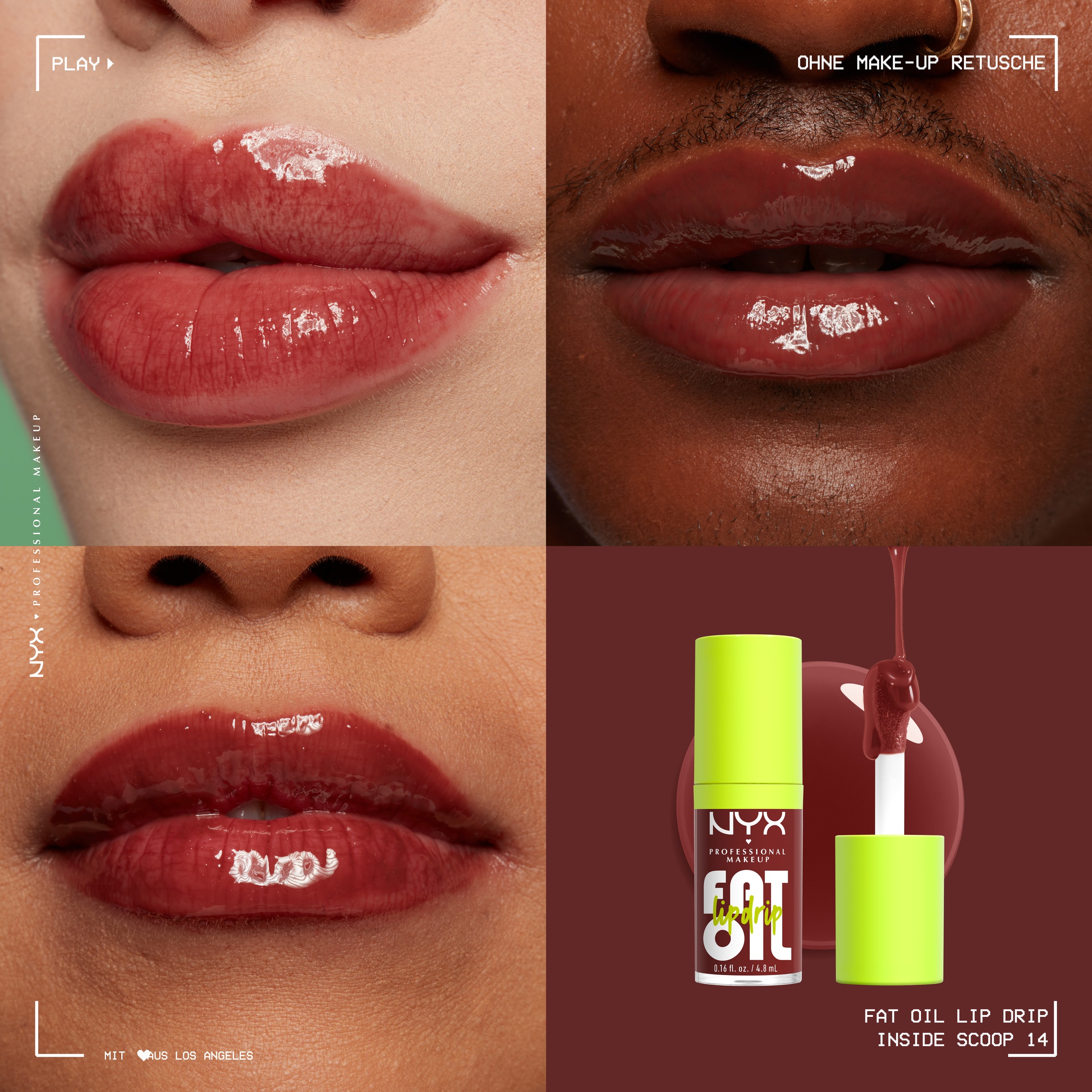 NYX Lipgloss »Makeup Fat Oil Lip Drip«