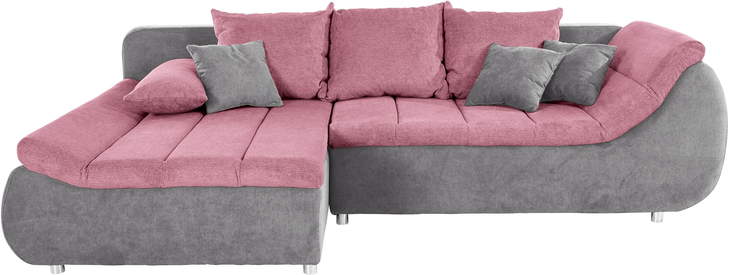 Home affaire Ecksofa »Imola, elegant und modern, aktuelle Steppung im Sitz, günstig online kaufen