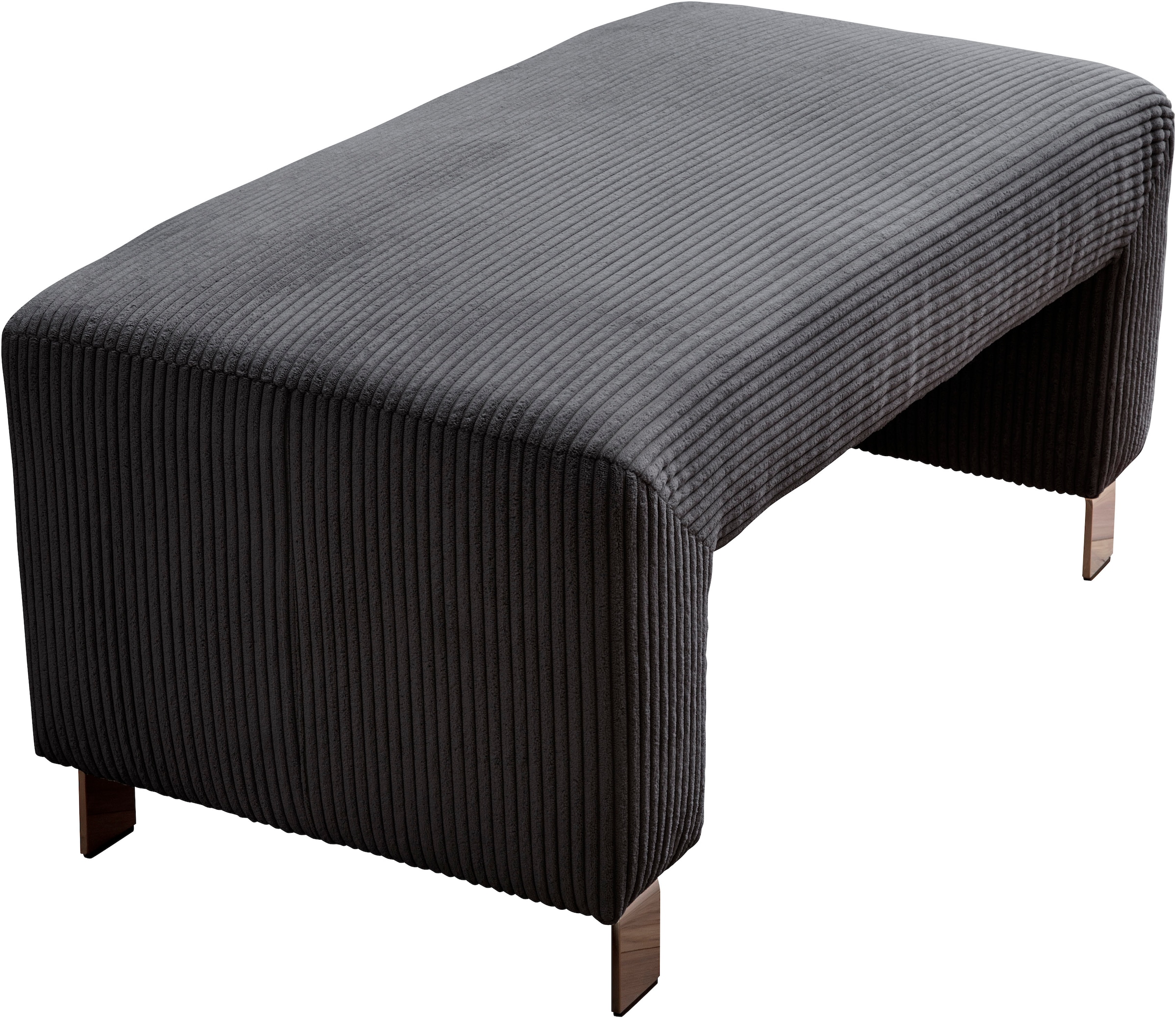 exxpo - sofa fashion Polsterhocker »Intenso, Hocker, modern, wahlweise in Leder oder Textil«, hohe Bodenfreiheit, frei im Raum stellbar, hoher Sitzkomfort