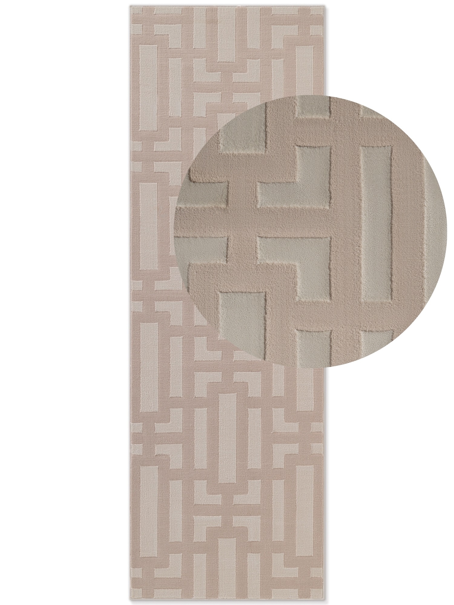 ELLE DECORATION Designteppich »Onyx«, rechteckig, 9 mm Höhe, Wohnzimmer, Sc günstig online kaufen