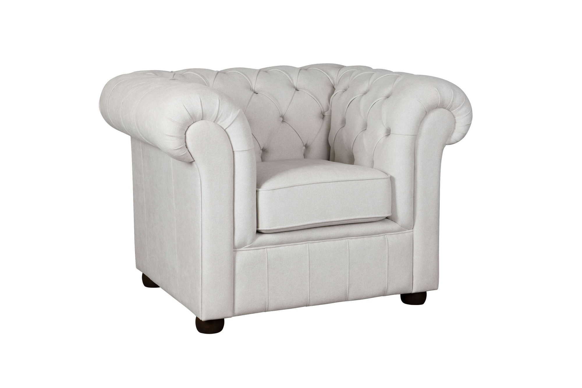 Home affaire Sessel »CHARENTE, Chesterfield, Wellenfederung, Maße B/T/H: 105/89/74 cm«, mit edler Knopfheftung und typischen Armlehnen