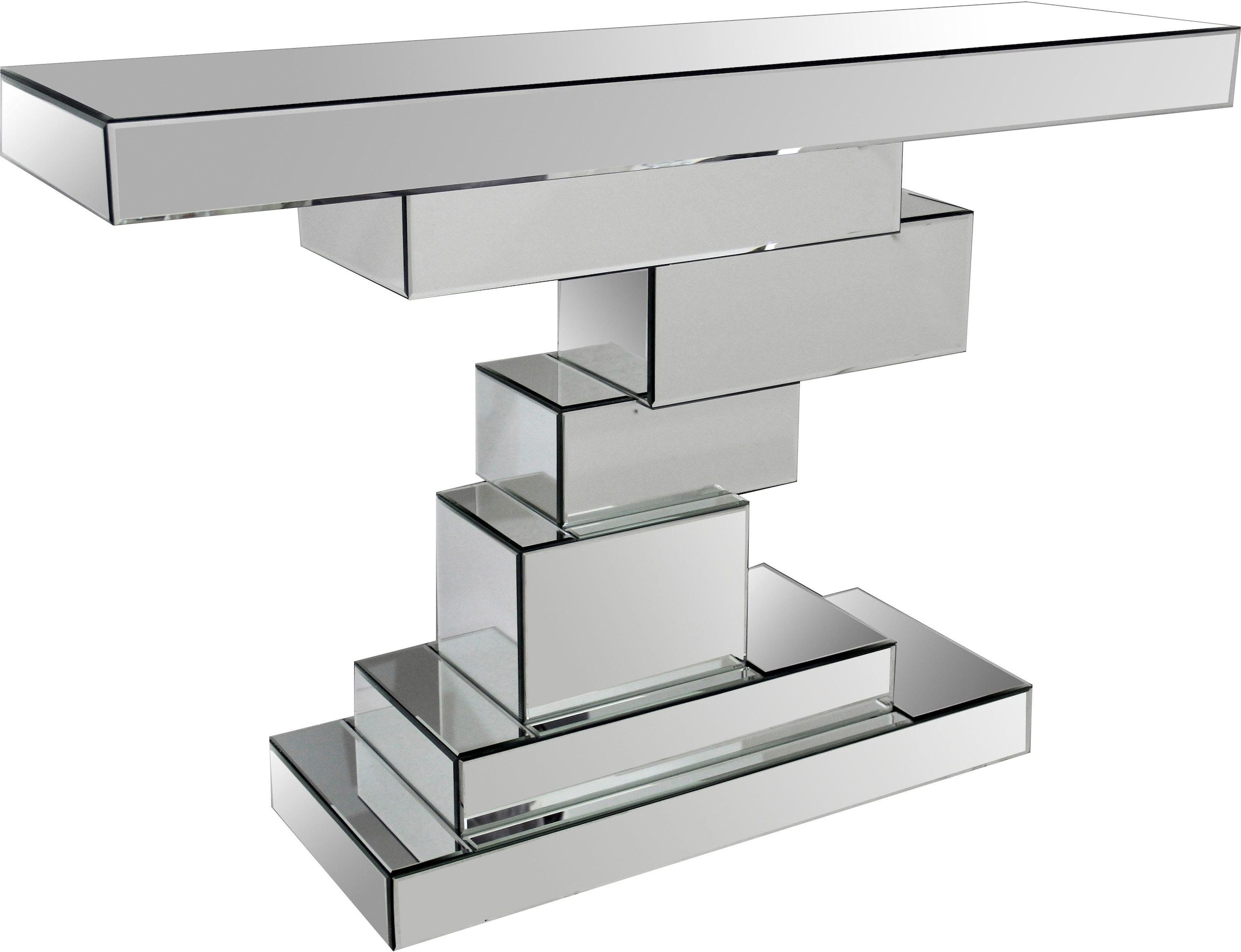 SalesFever Konsolentisch »Exklusive Design-Konsole« Verspiegelter Luxus günstig online kaufen