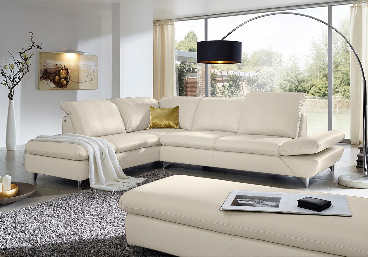 W.SCHILLIG Ecksofa "taoo, elegant und zeitlos, bequem, L-Form" mit Sitziefe günstig online kaufen