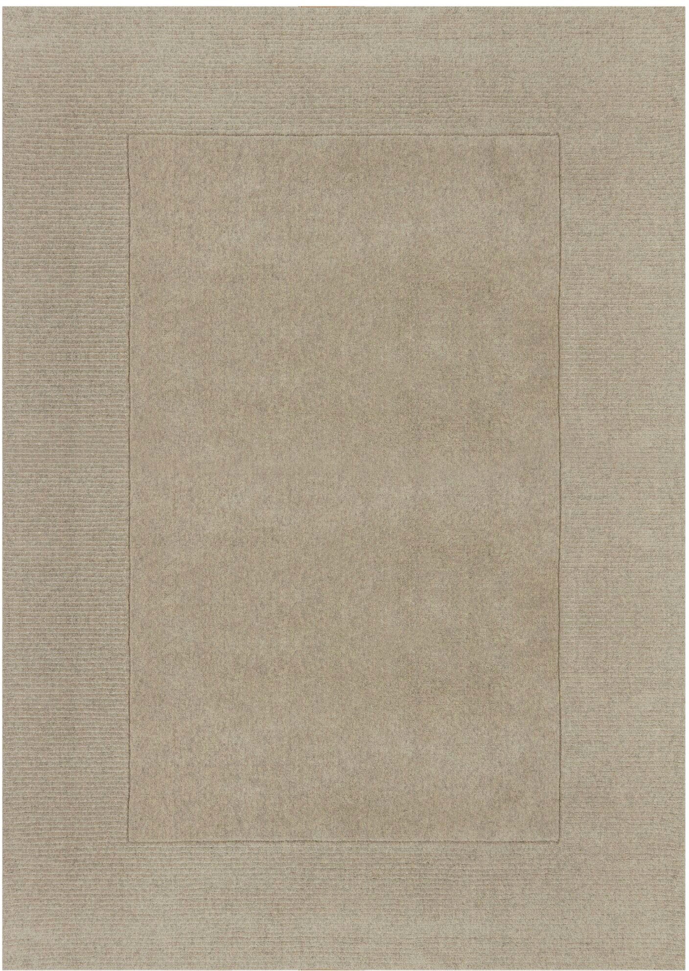 Wollteppich „Tuscany“, rechteckig Natur 8 mm B/L: 120 cm x 170 cm – 8 mm