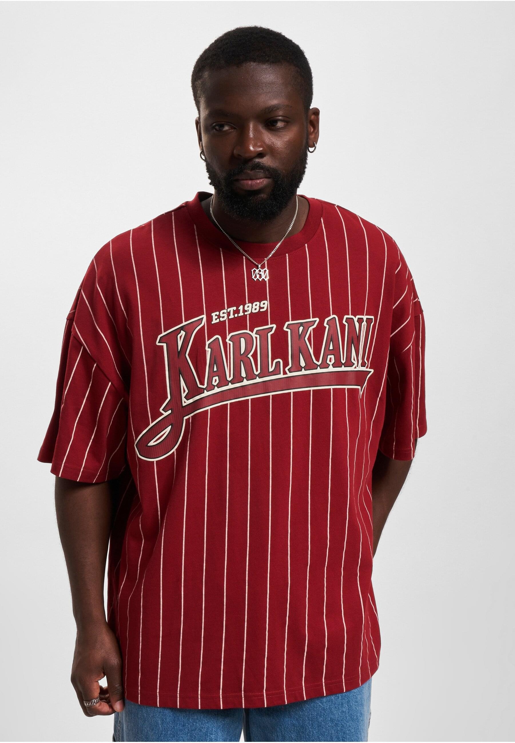 Karl Kani T-Shirt »Karl Kani Herren KM234-001-1 KK Trekking Boxy Pinstripe Tee« 1 Stk. tlg.