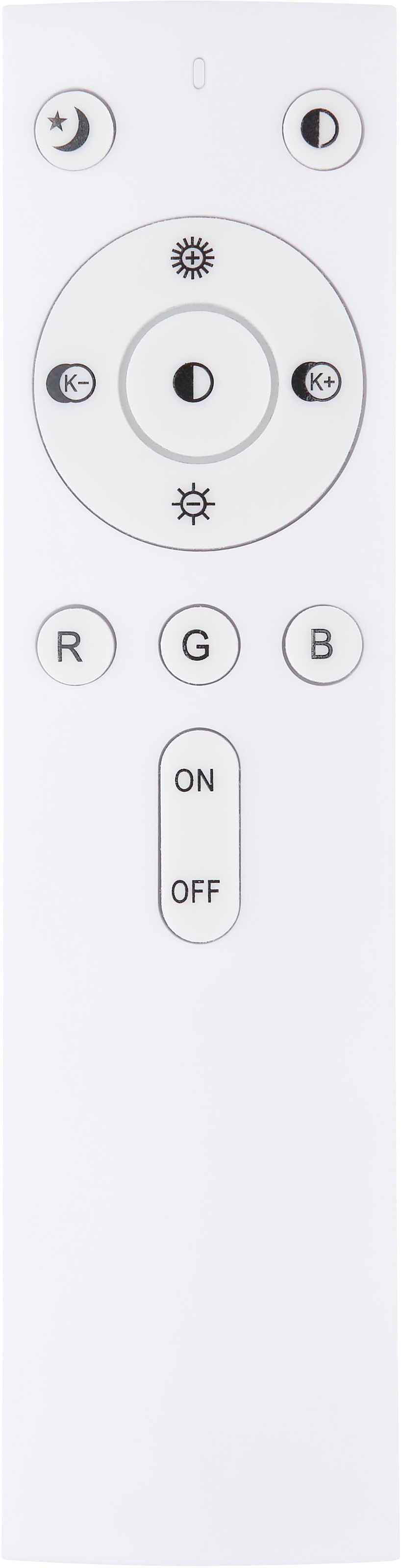 GLOBO LIGHTING LED Deckenleuchte »SULLY« LED-Modul 1 Stk. Deckenlampe/rund/Wohnzimmer/Schlafzimmer/elegant/rot-grün-blau