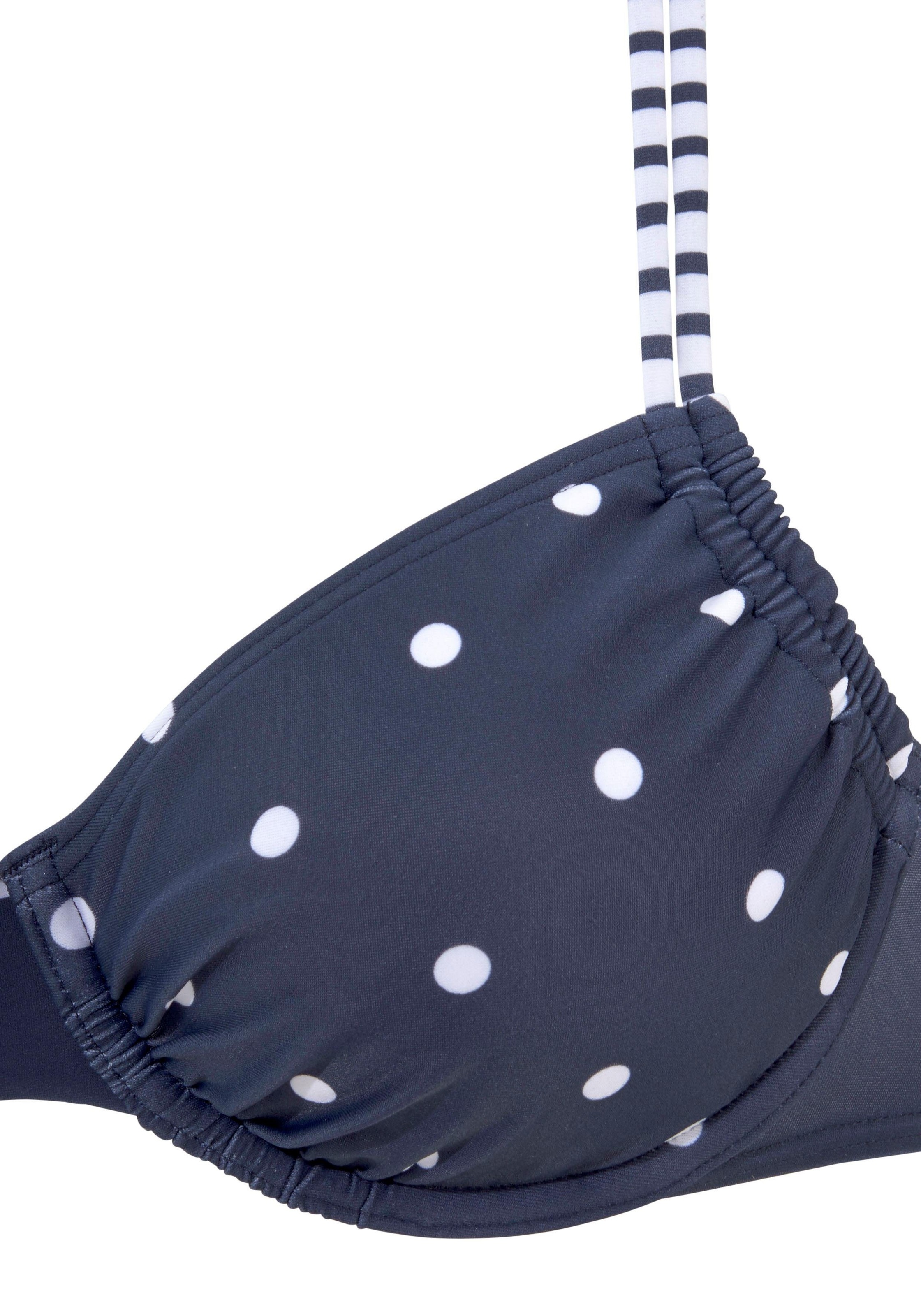 3. Bild von s.Oliver Bügel-Bikini-Top »Audrey«, im Punkte und Streifen Mix