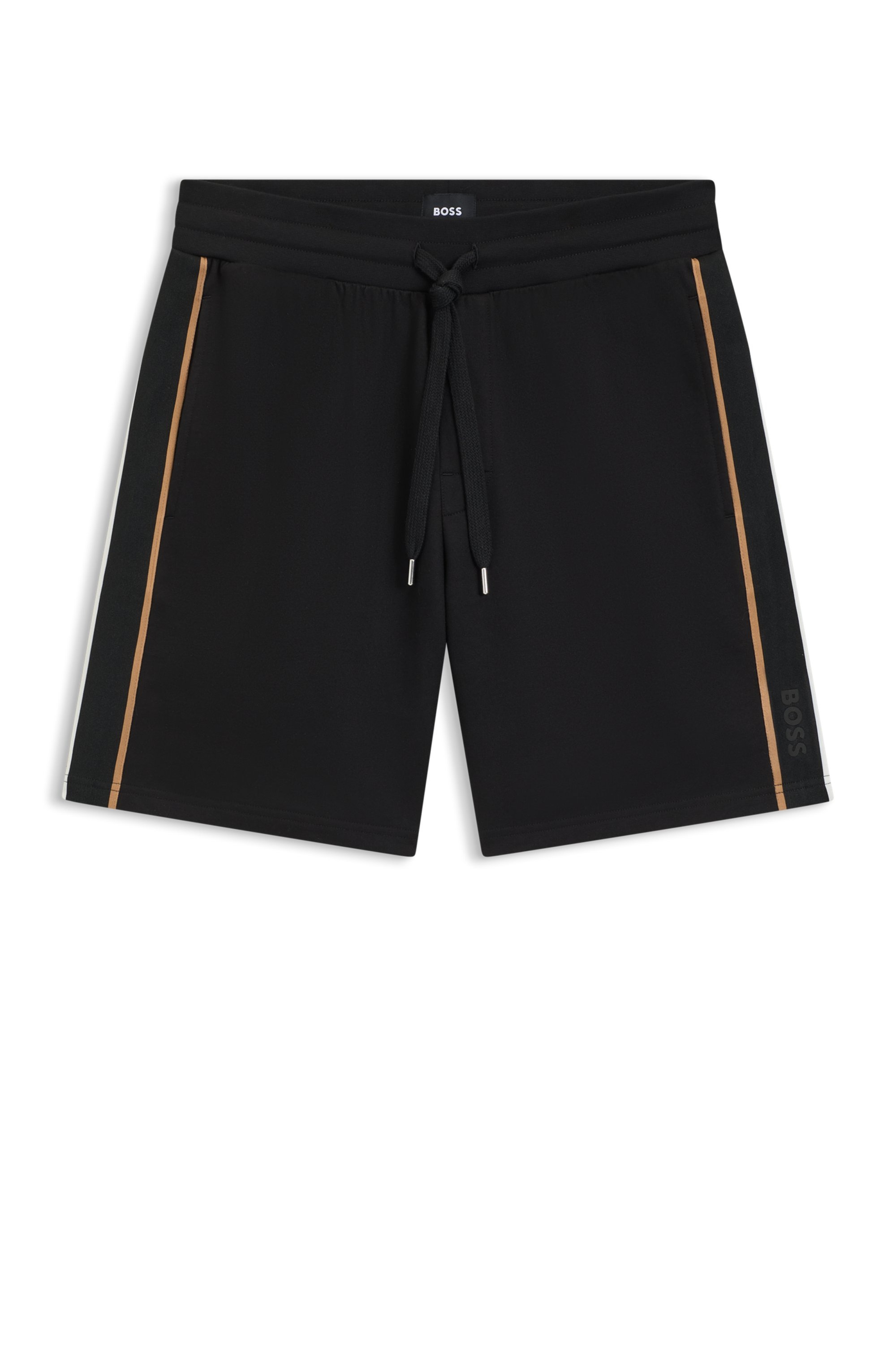 BOSS Sweatshorts »ICONIC«, mit Tunnelzug und Tape-Details