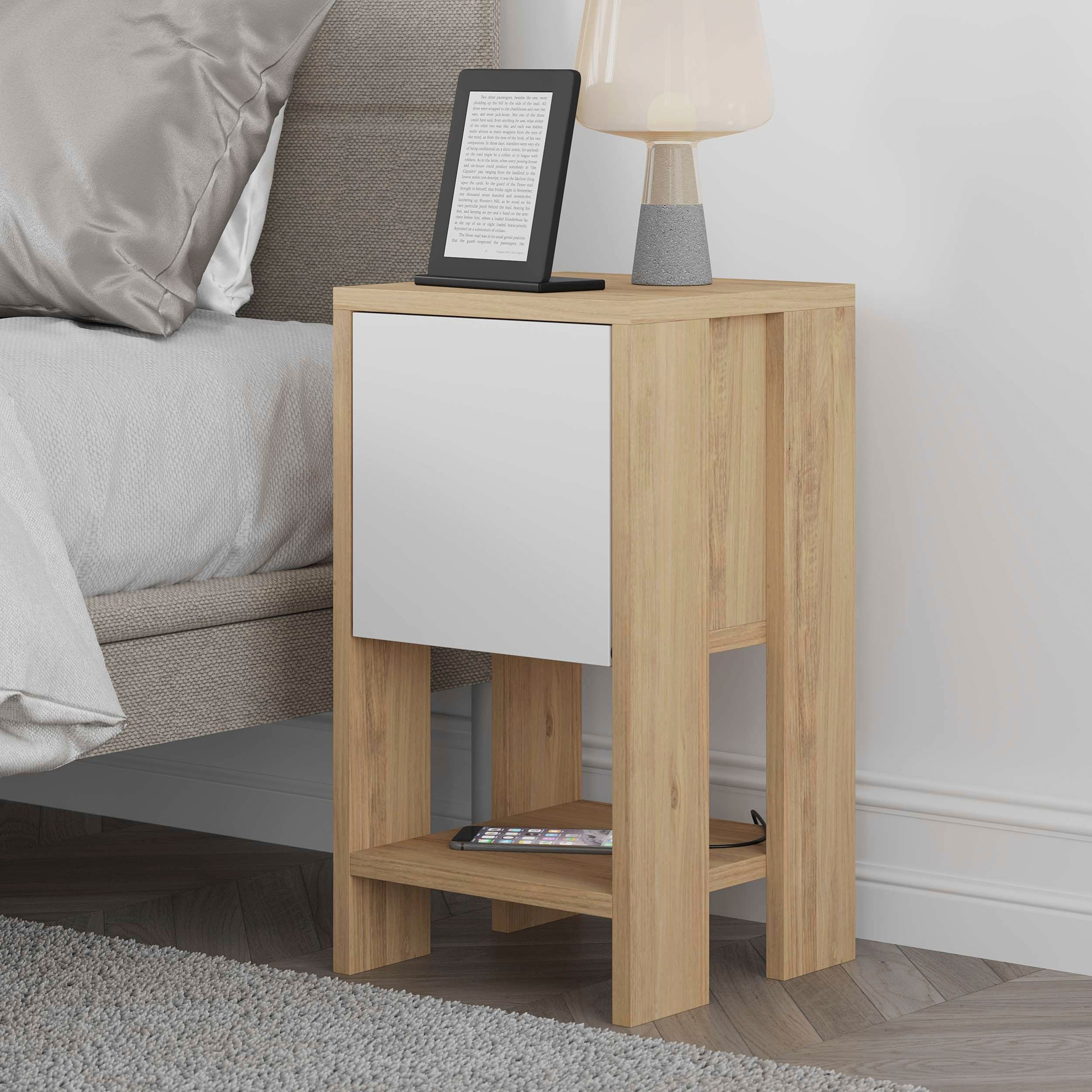 Decortie Nachttisch »EMA NACHTTISCH«, (Packung, 1 St.), Leichte Montage, La günstig online kaufen