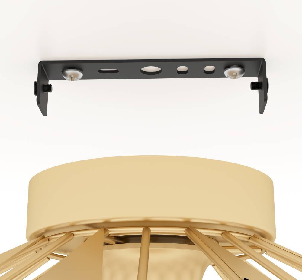 EGLO Deckenleuchte »CARLTON«, 1 flammig, Leuchtmittel E27 | ohne Leuchtmittel, Deckenleuchte im Retro Design, Vintage Wohnzimmerlampe, Metall in Gold