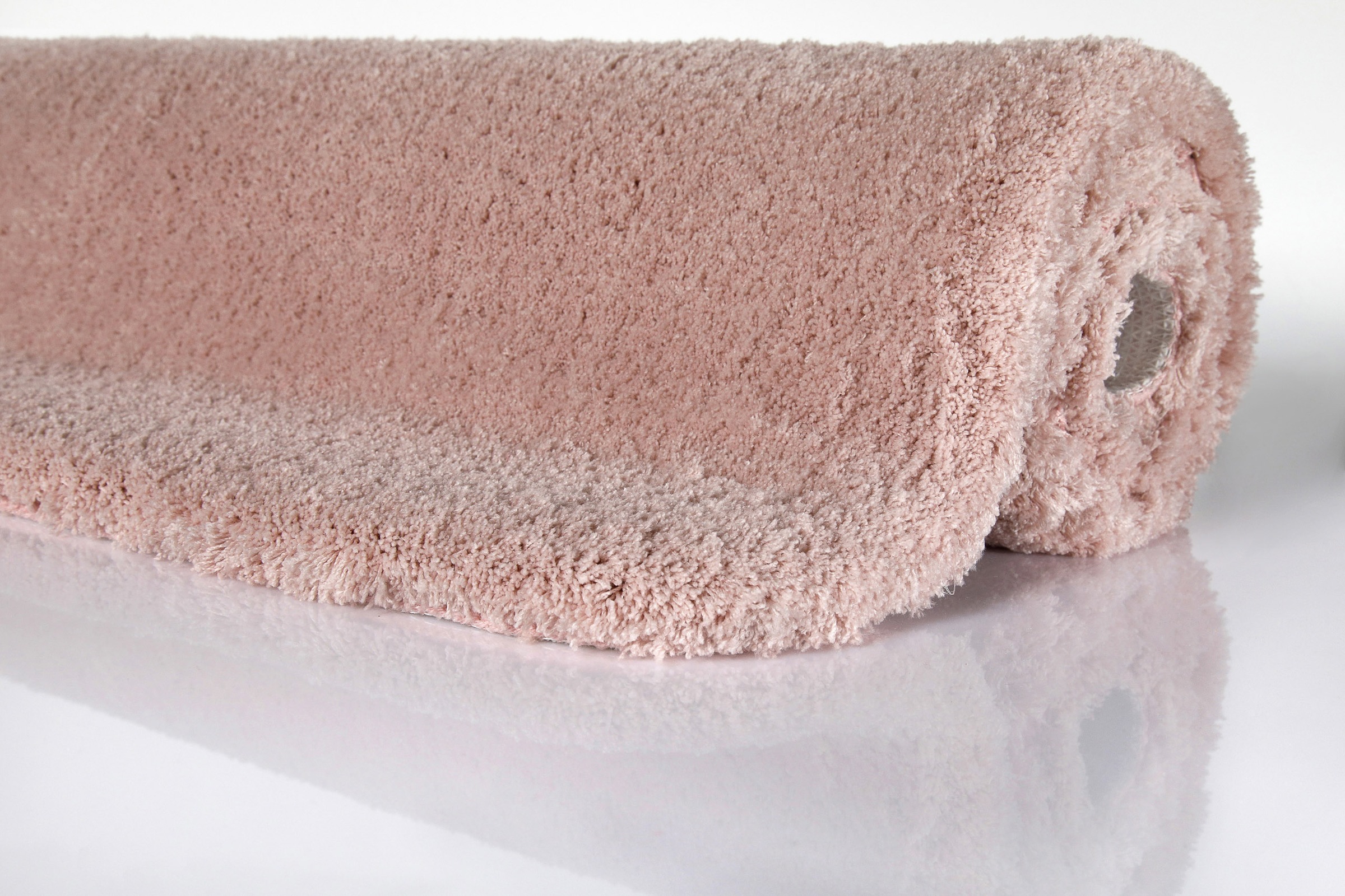 Homie Living Badematte »Porto Azzurro«, rutschhemmend beschichtet, fußbodenheizungsgeeignet-schnell trocknend, Badteppich, uni, rechteckig & rund, waschbar, Badezimmerteppich