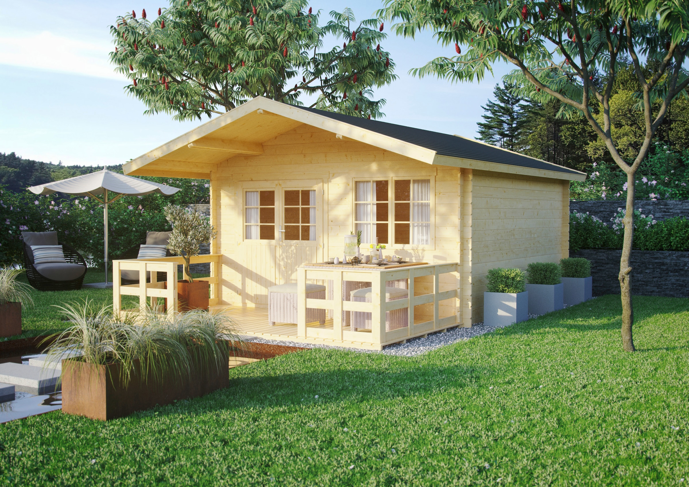 Kiehn-Holz Gartenhaus »Gipsberg (Set) kaufen online 2«