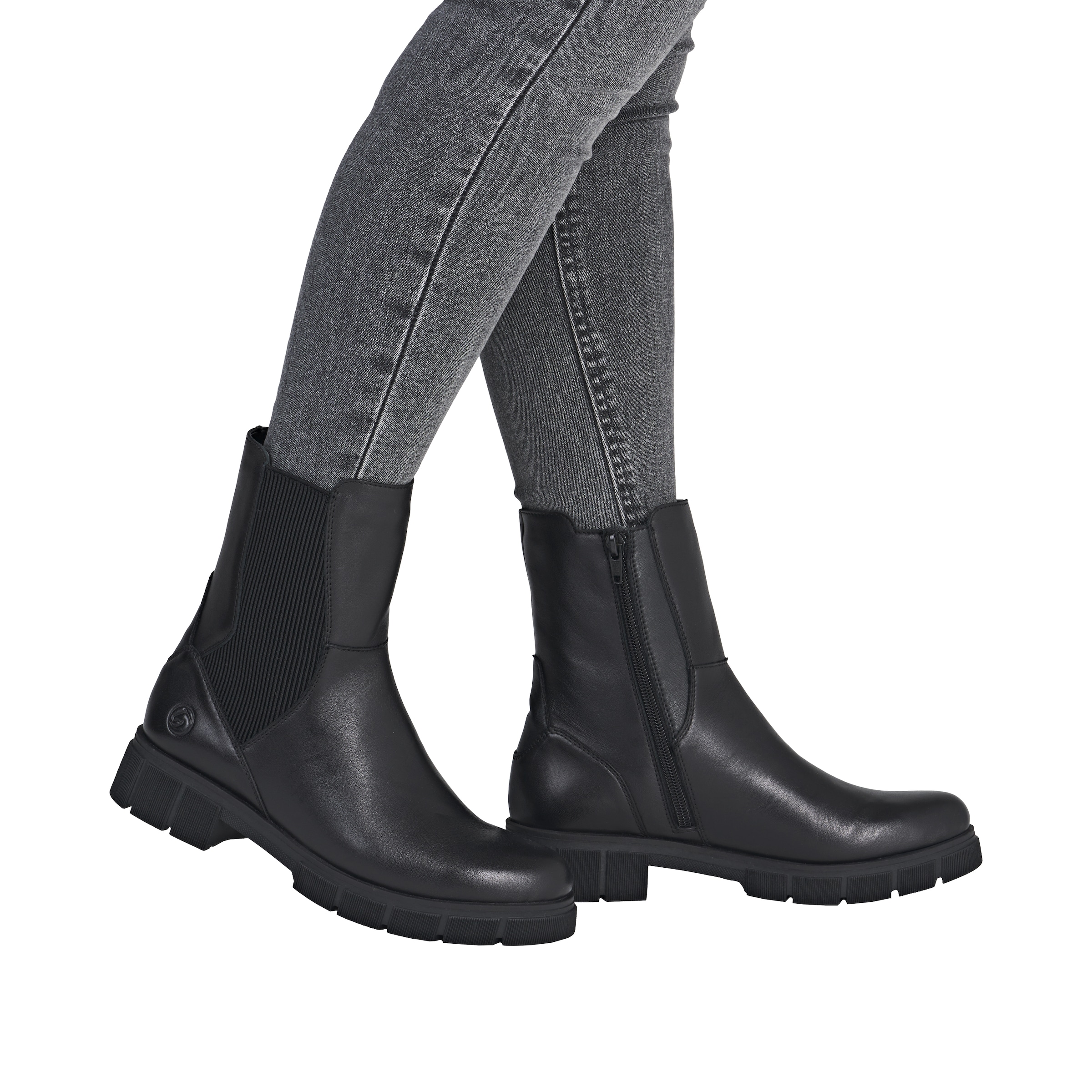 Remonte Chelseaboots »Elisabeth Hurley-Collection«, Boots, Stiefelette, Profilsohle und Innenreißverschluss