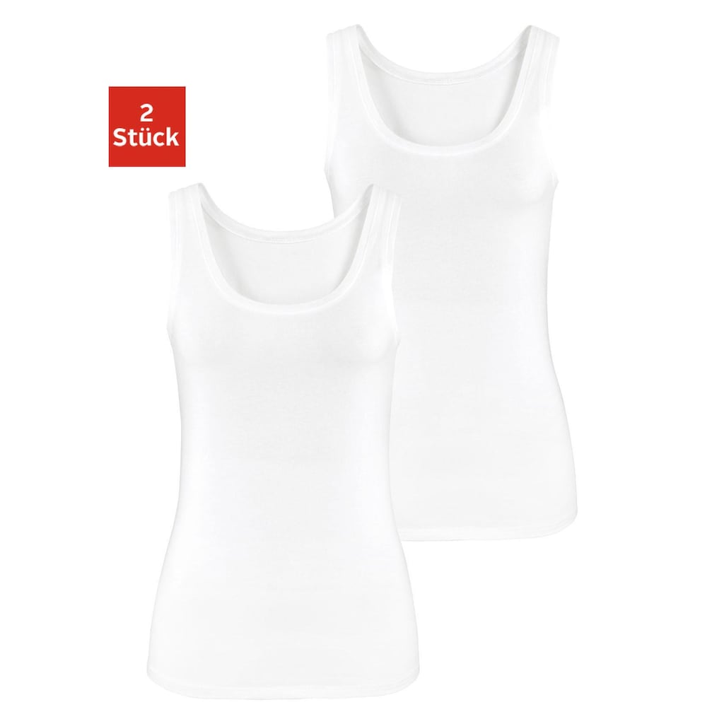 Vivance Tanktop, (2er-Pack)