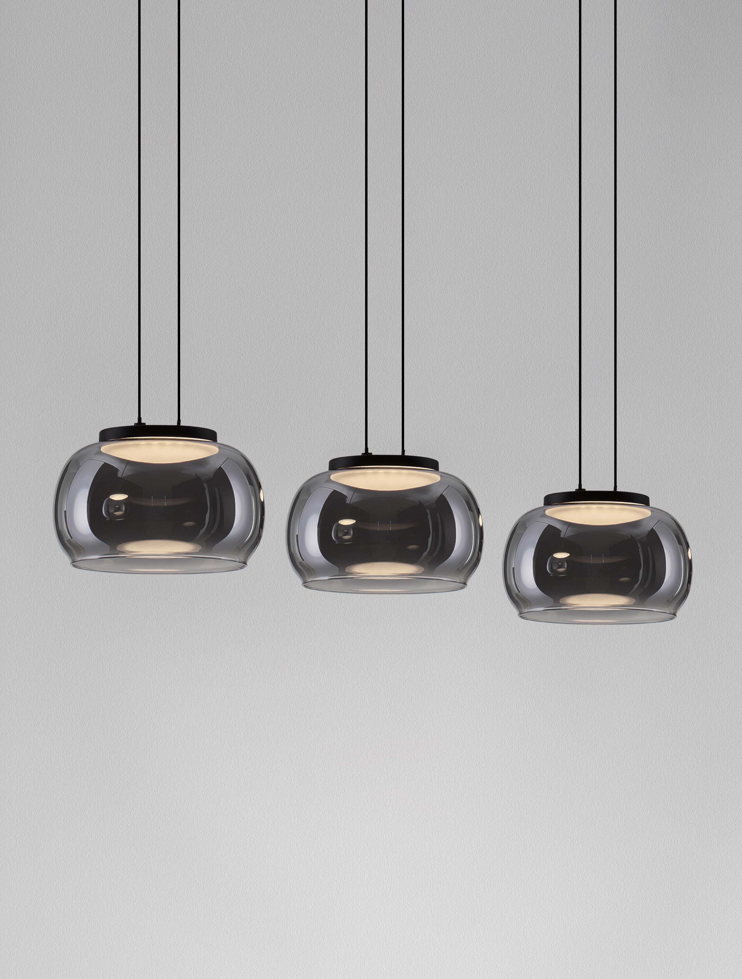 Nova Luce Pendelleuchte »BIOS« LED-Modul 1 Stk. Warmweiß