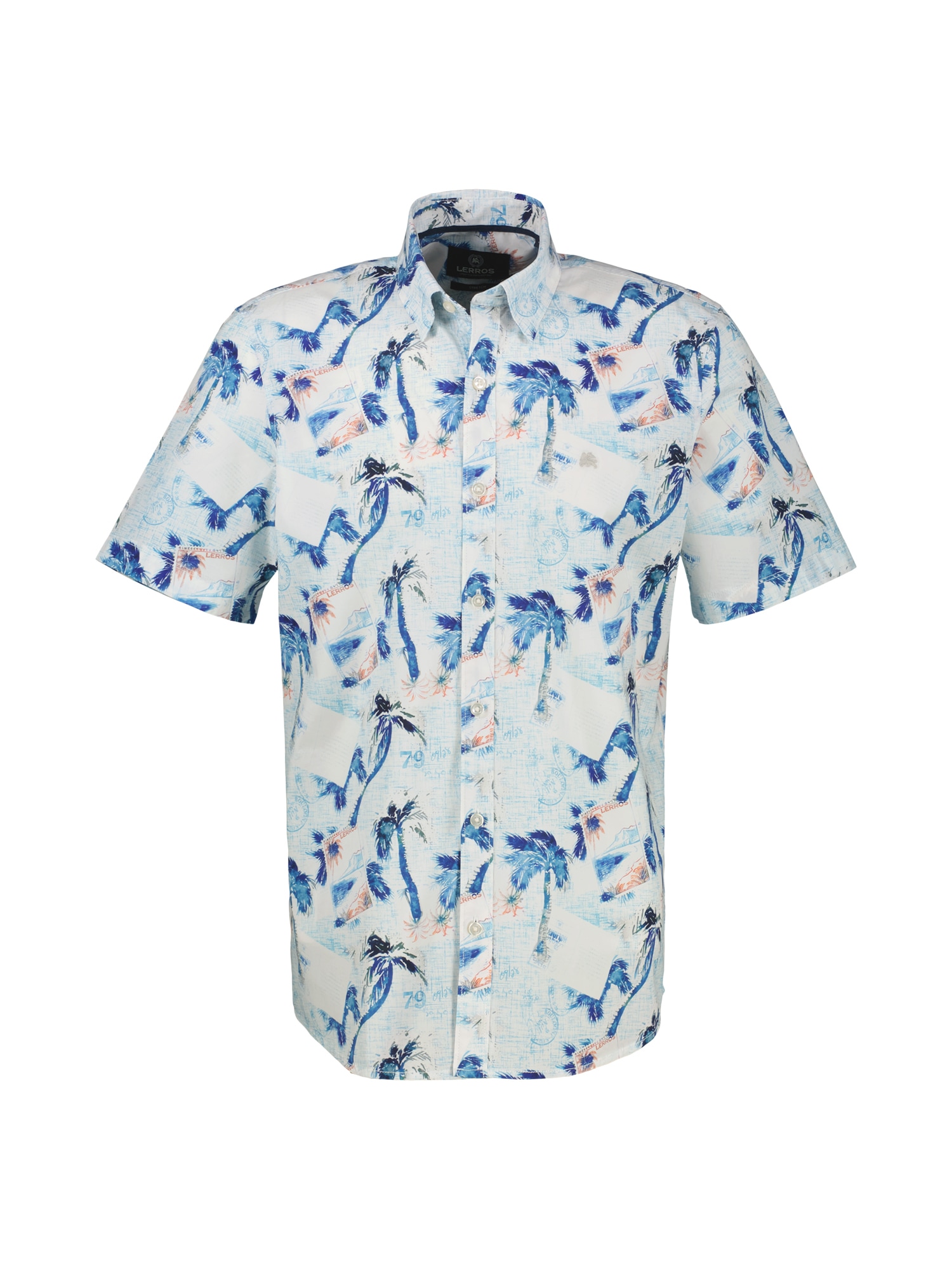 LERROS Kurzarmhemd »Kurzarmhemd mit grafischem Druck«