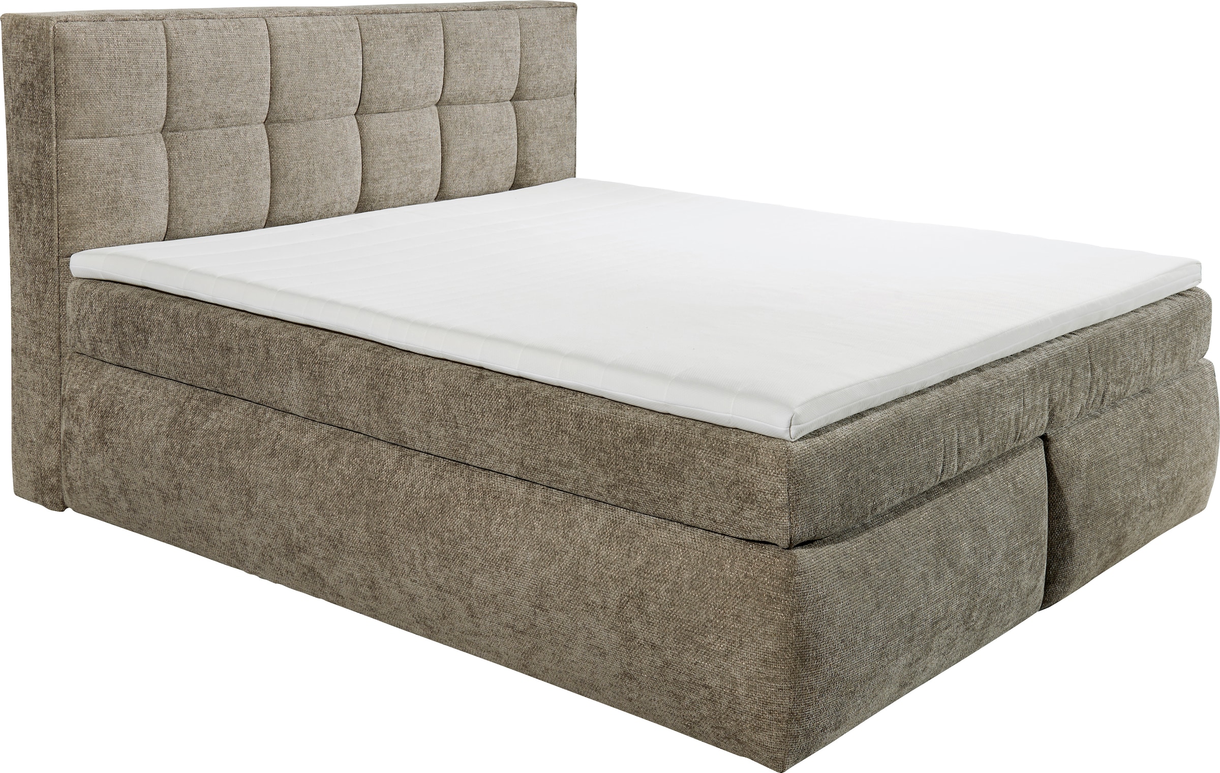 Bild von ED EXCITING DESIGN Boxspringbett »Michigan«, Duo-Matratze - mit Kokosmatte, Filzabdeckung