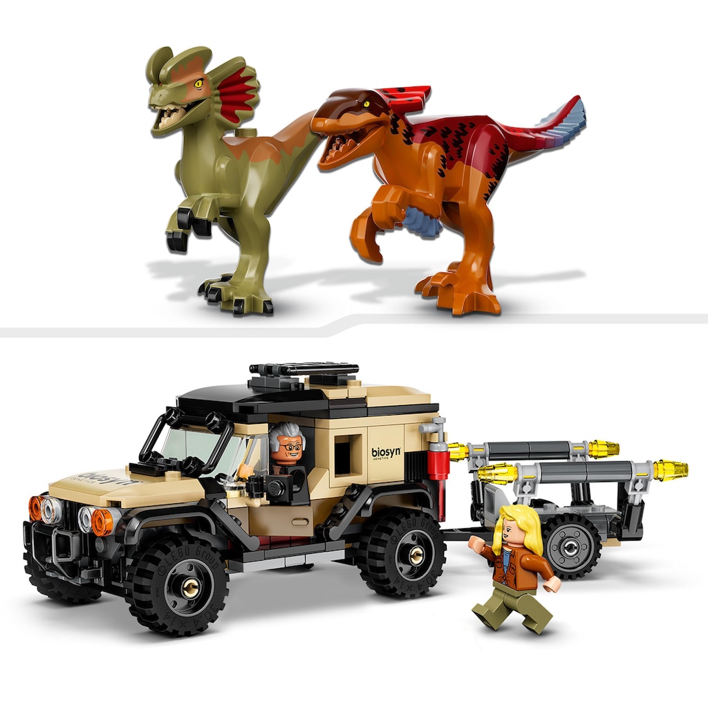 LEGO® Konstruktionsspielsteine »Pyroraptor & Dilophosaurus Transport (76951), LEGO® Jurassic World«, (254 St.)