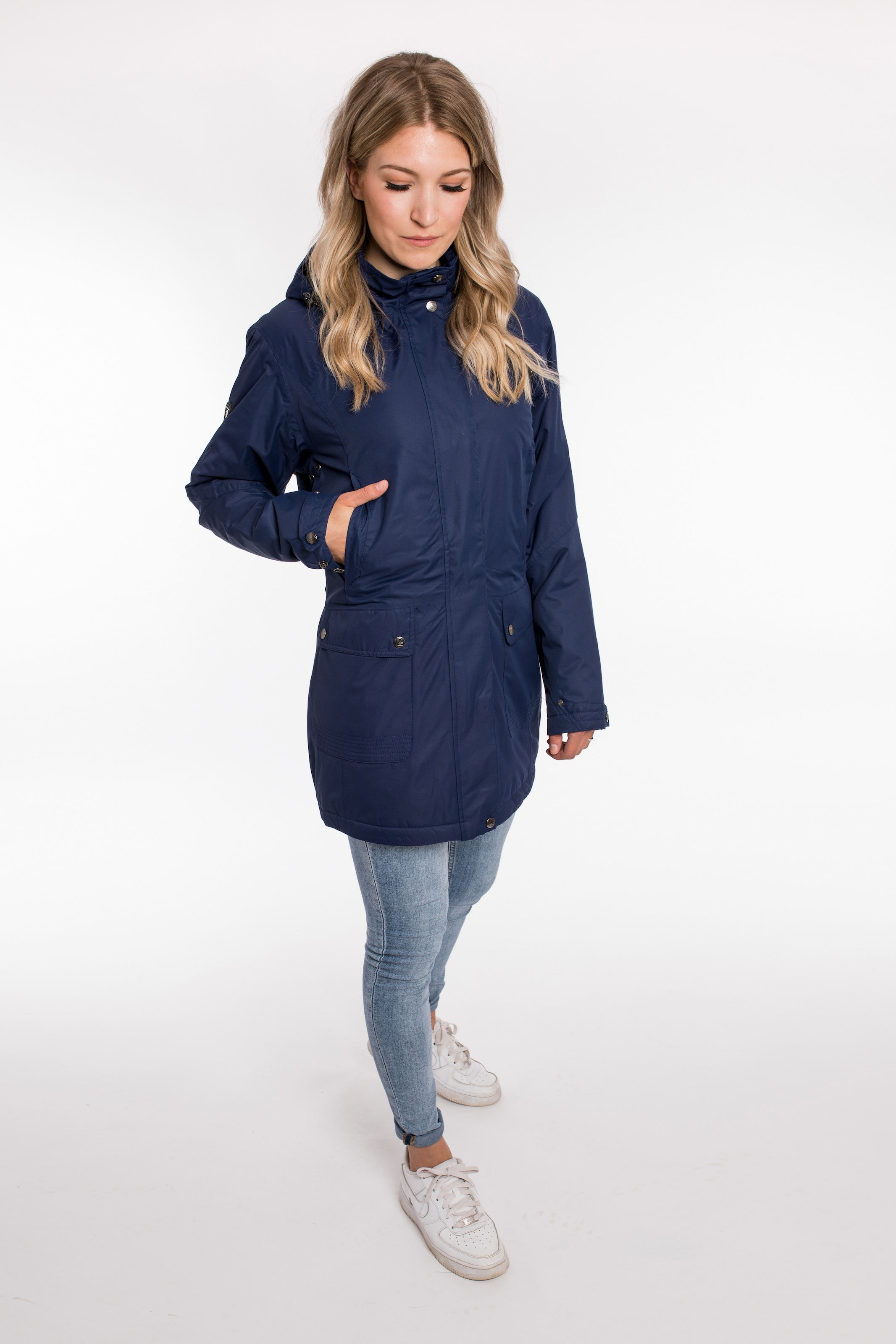 DEPROC Active Parka »PAISLEY WOMEN NEW« leicht wattierter Parka mit abnehmbarer Kapuze