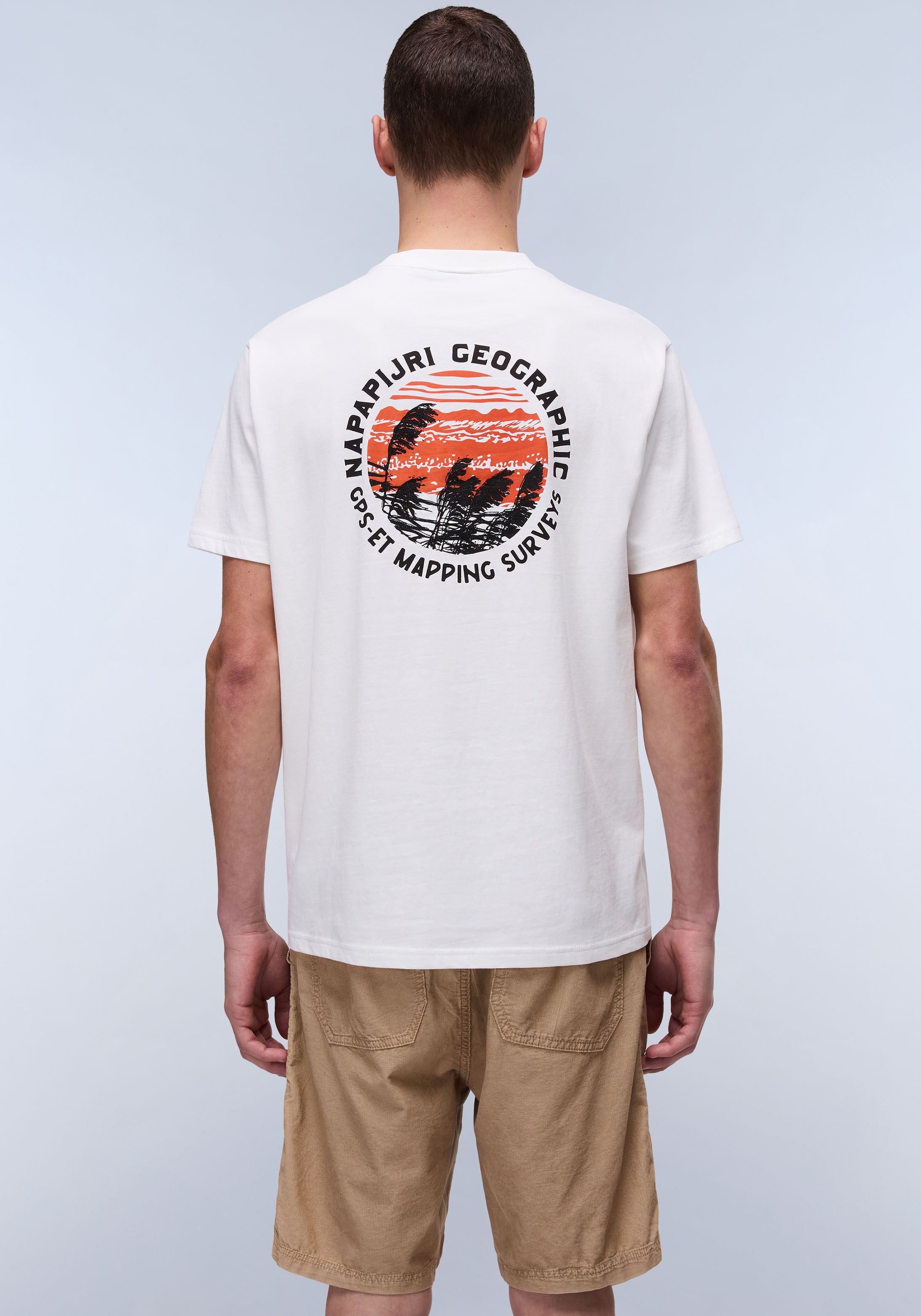Napapijri Kurzarmshirt »S-VIGNONI BACK SS«, Mit Rundhalsausschnitt
