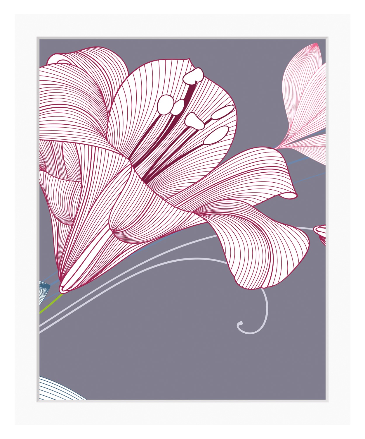 queence Bild »Alma«, Blumen, (Set), Blumen, gerahmt günstig online kaufen
