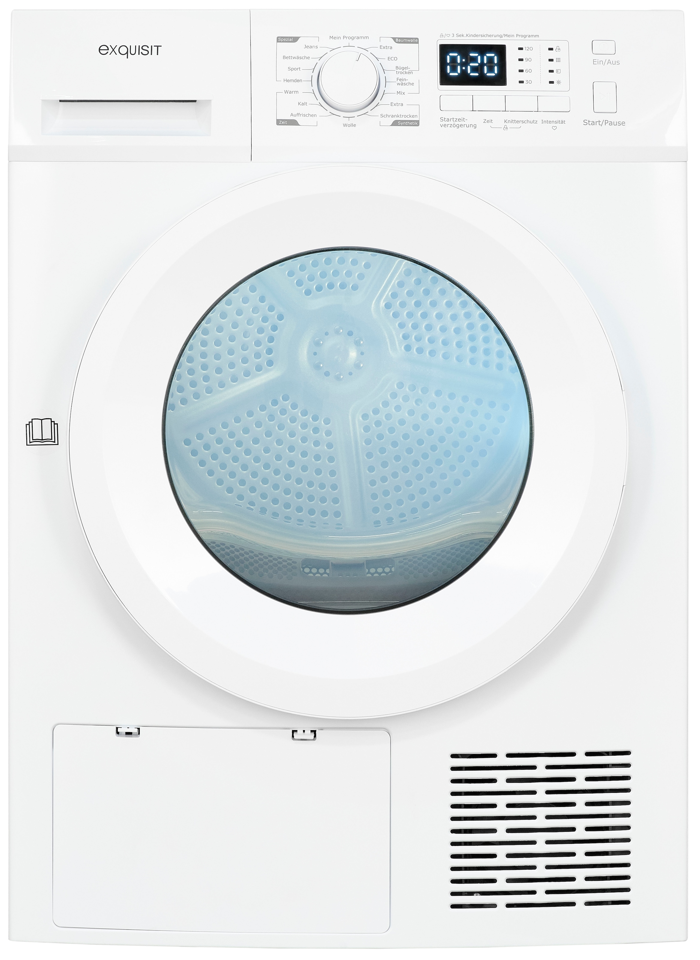 exquisit Wärmepumpentrockner »TWP701-030E weiss«