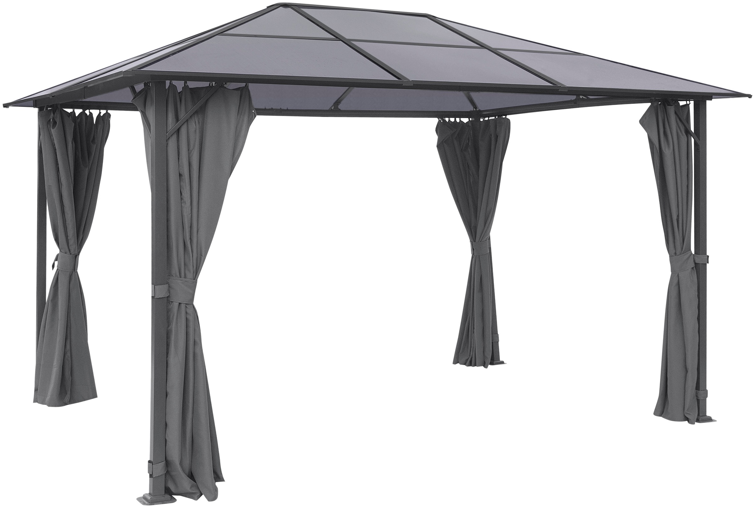 KONIFERA Pavillon »Malaga«, BxT: 300x400 cm, Stahlgestell, Polycarbonat-Dachplatten